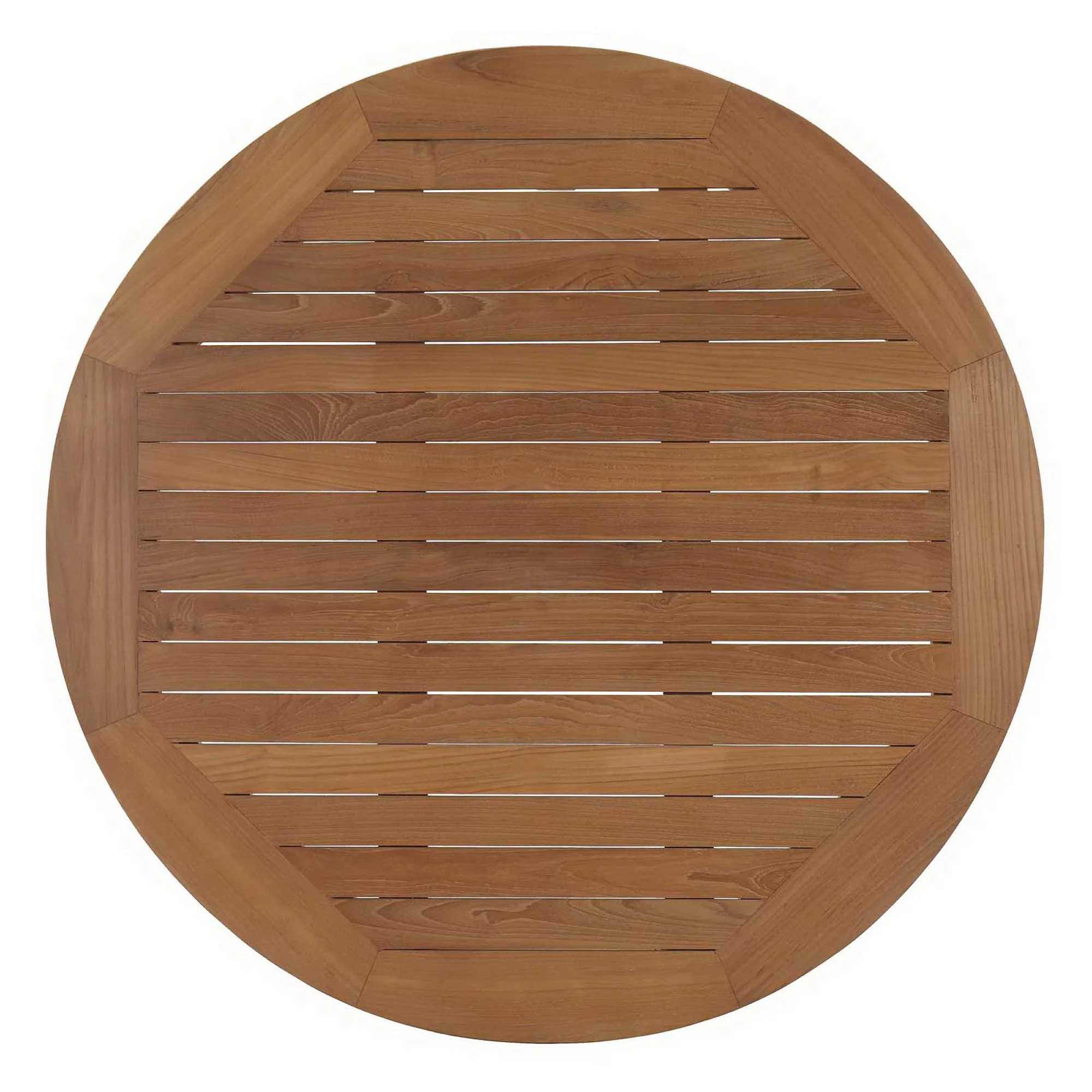 Marina Outdoor Patio Teak Round Coffee Table by Modway - Image 3