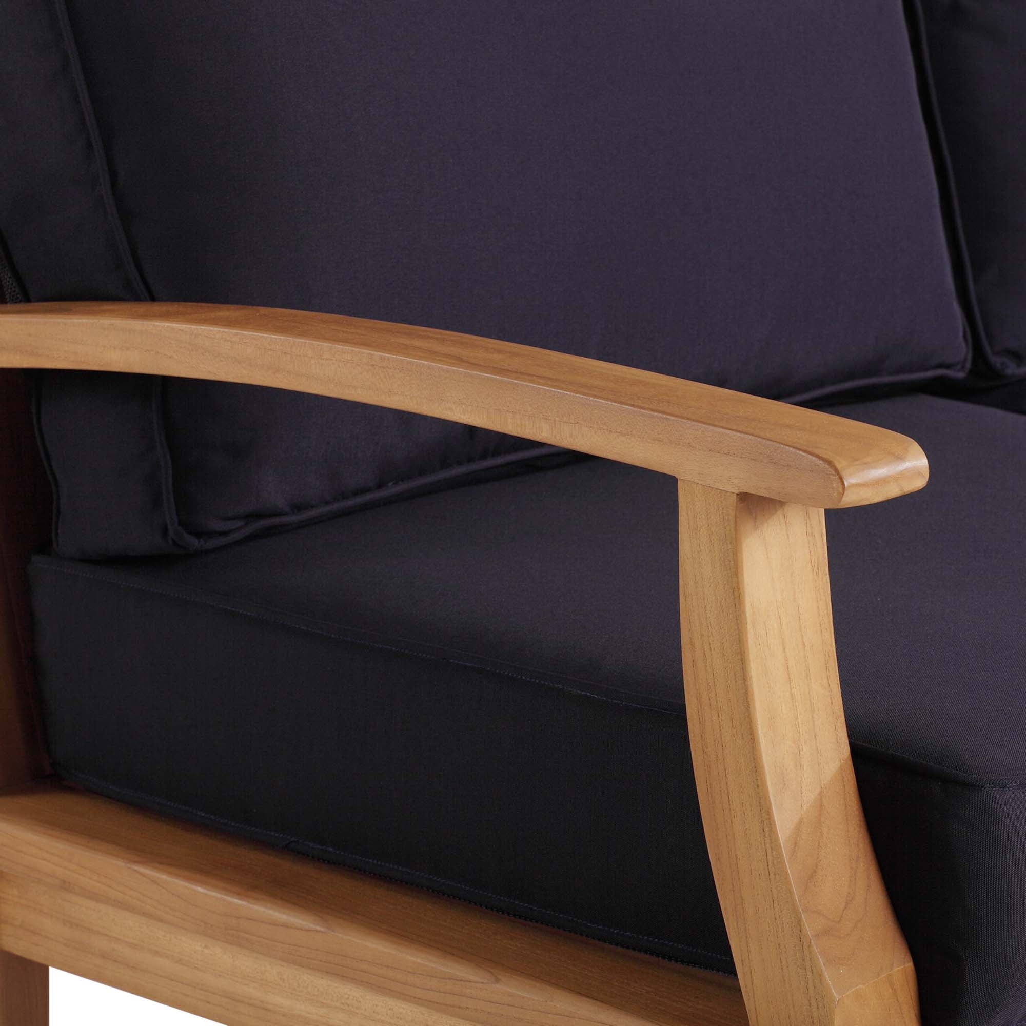 Marina Outdoor Patio Teak Sofa by Modway - Image 12