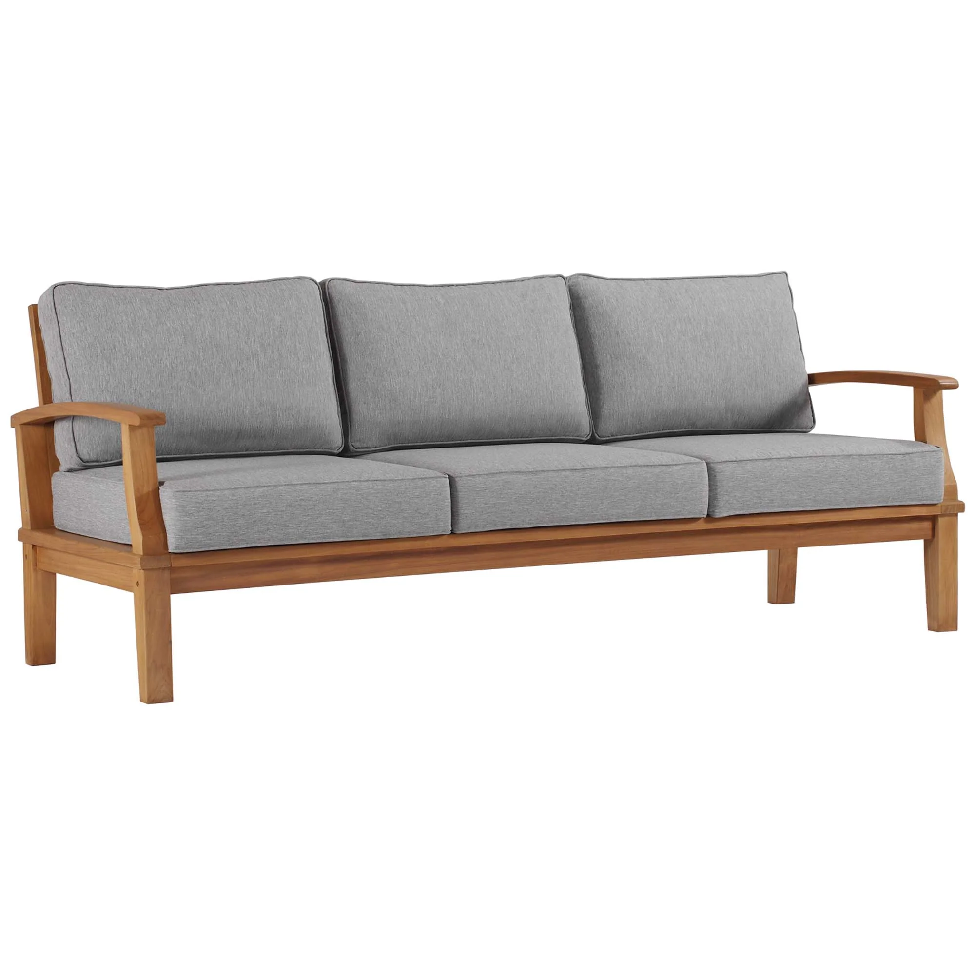 Marina Outdoor Patio Teak Sofa by Modway - Image 21
