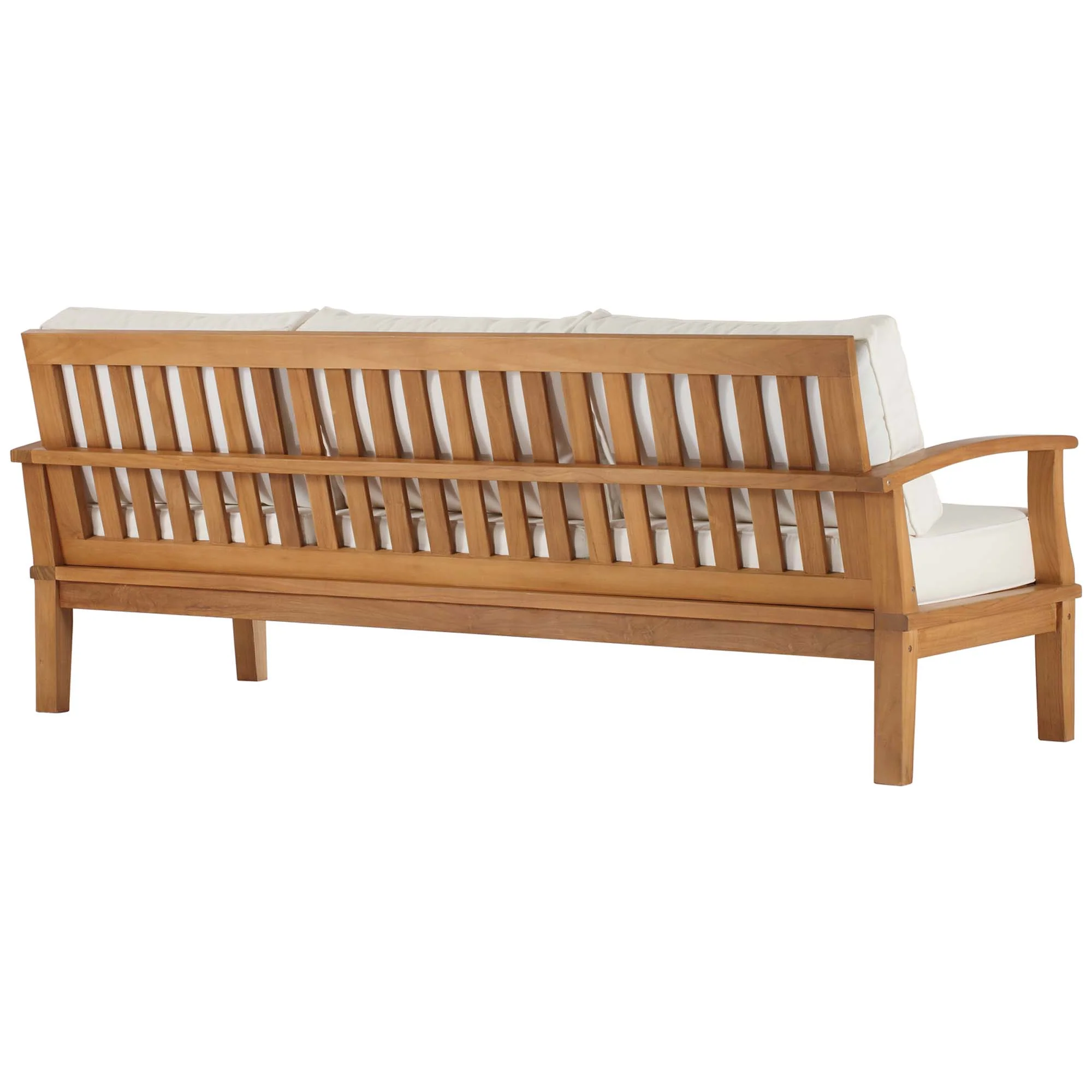 Marina Outdoor Patio Teak Sofa by Modway - Image 4