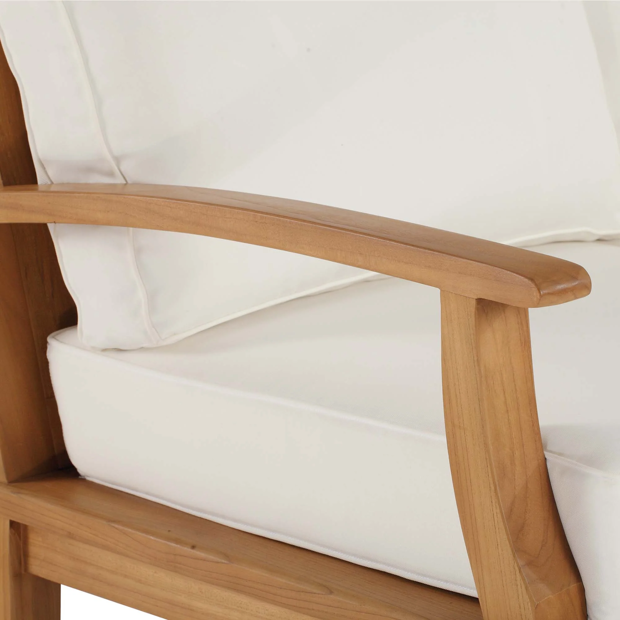 Marina Outdoor Patio Teak Sofa by Modway - Image 5