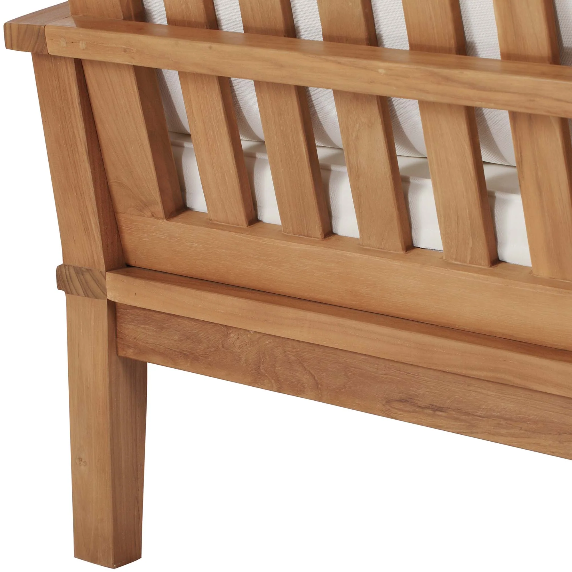 Marina Outdoor Patio Teak Sofa by Modway - Image 6