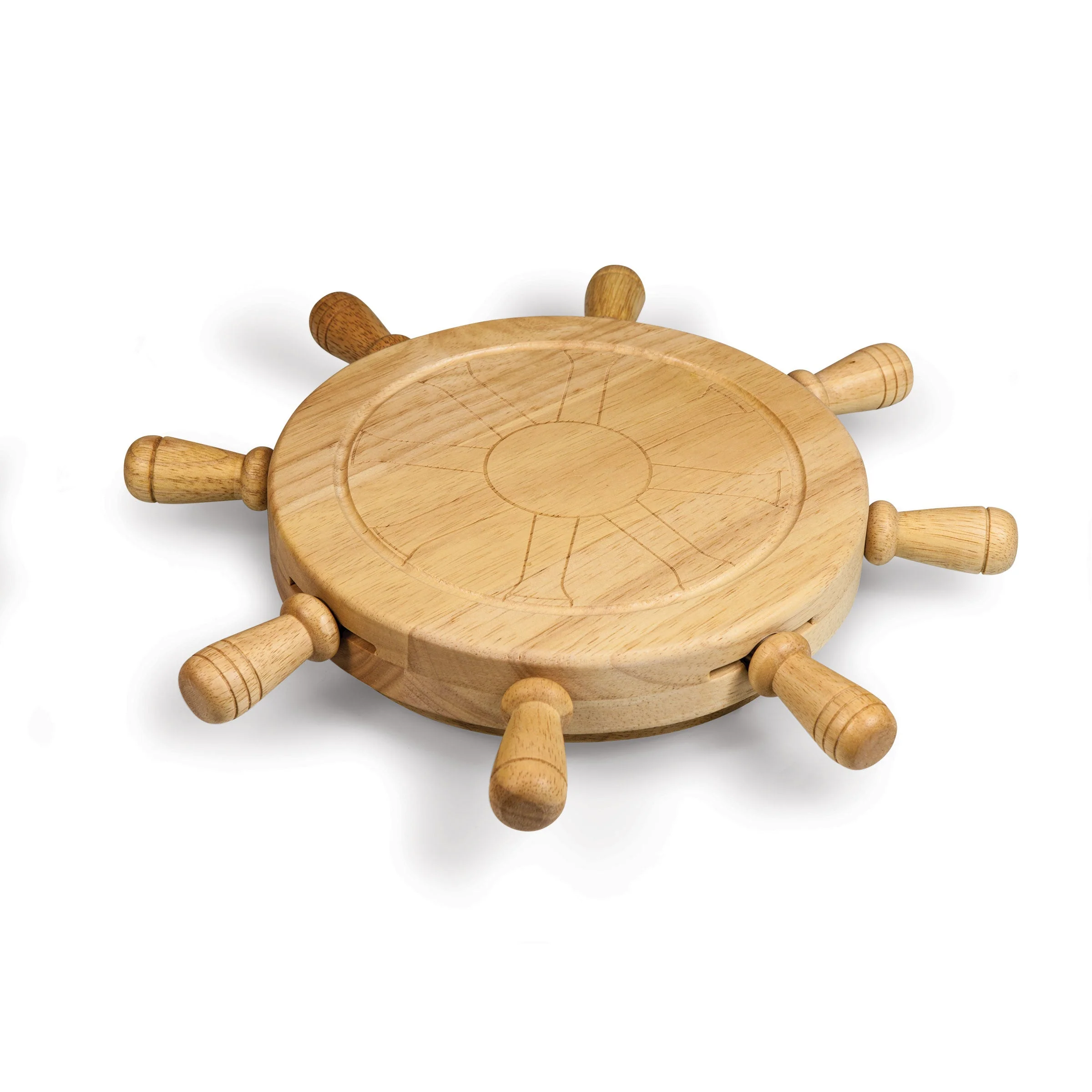 Mariner Lazy Susan Cheese Cutting Board & Tools Set - Image 5