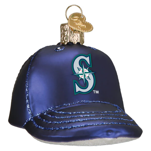 Mariners Baseball Cap Christmas Ornament - Image 3