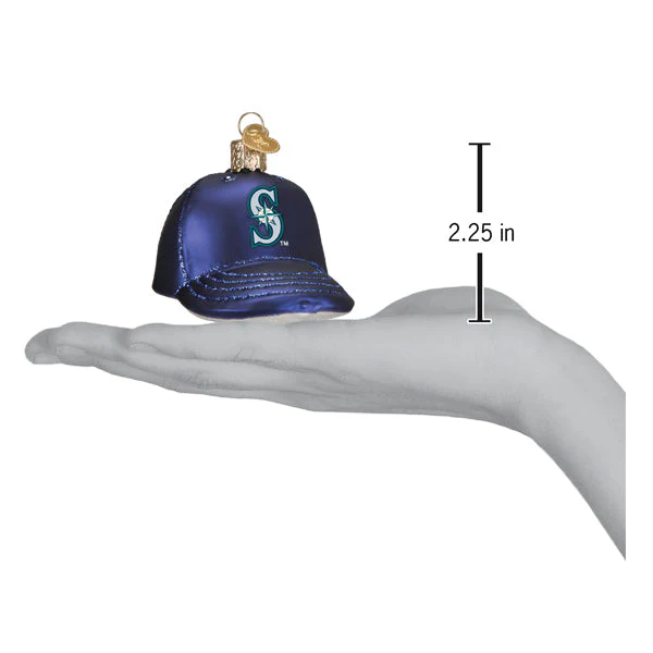 Mariners Baseball Cap Christmas Ornament - Image 4