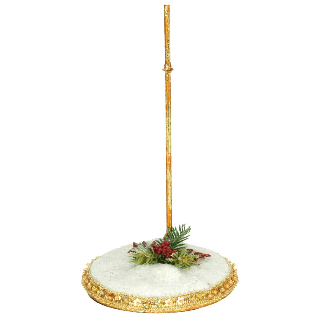 Mark Roberts Choice of Size Decorated Snow Base Stand - Image 2