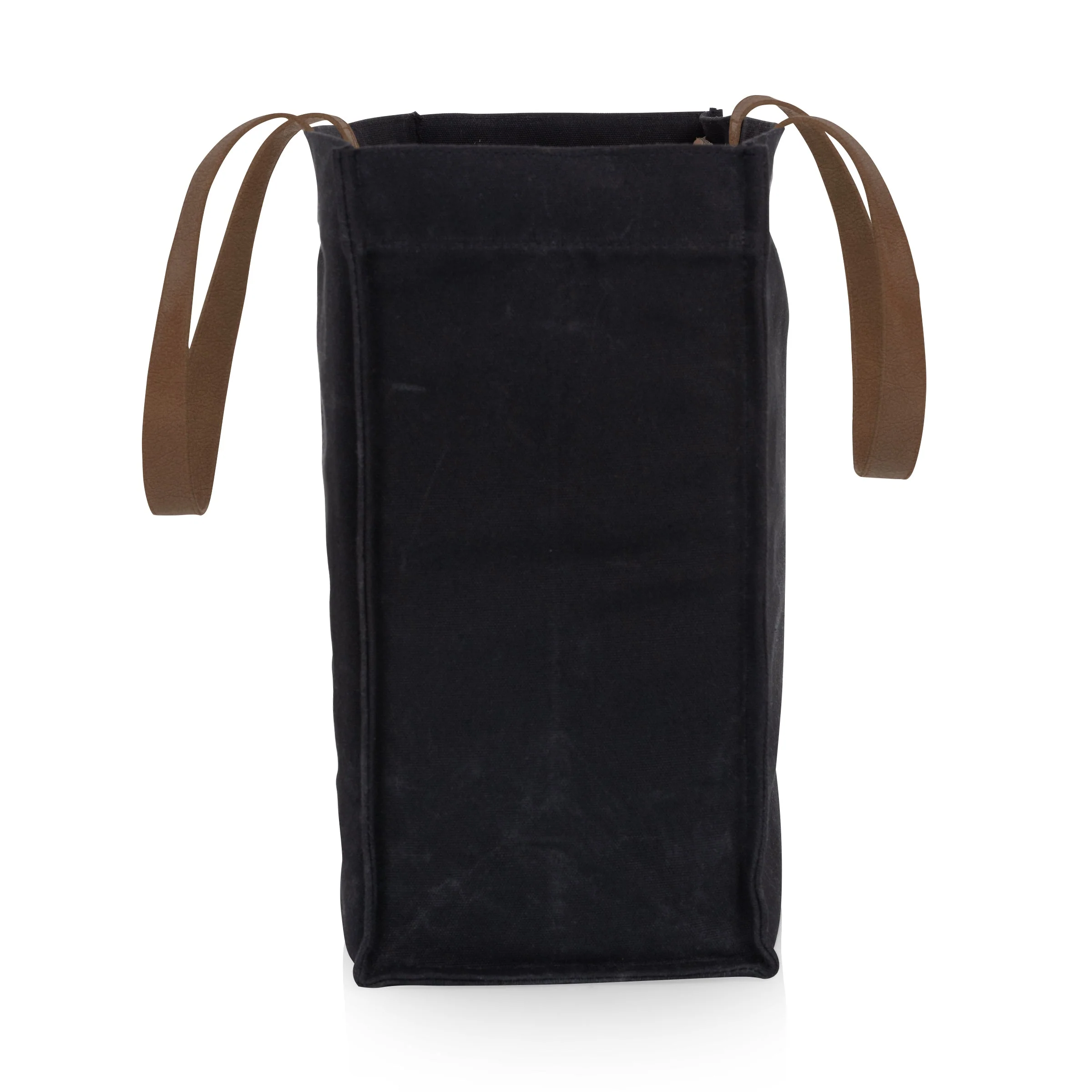 Market Waxed Canvas Tote with Leatherette Handles - Image 20