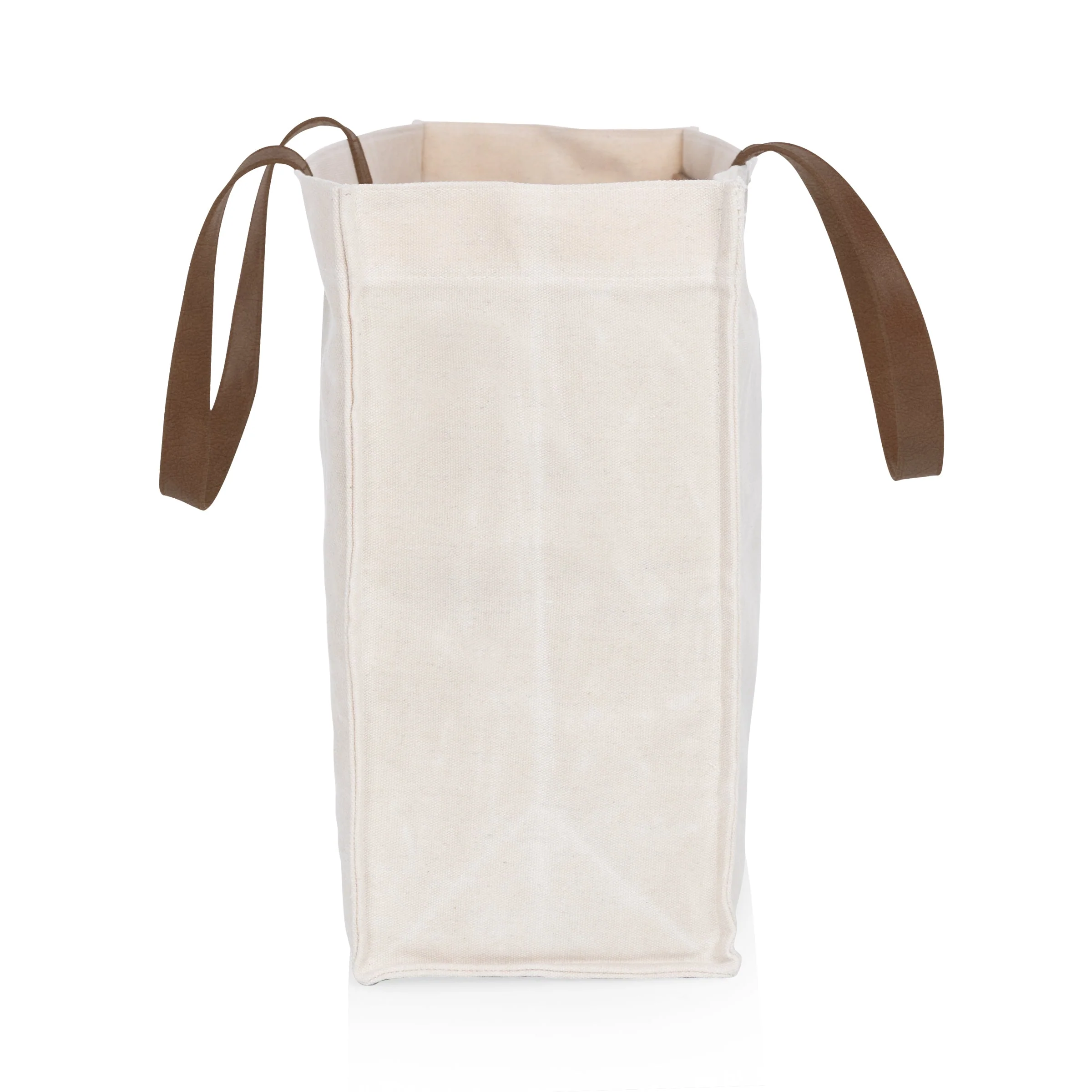 Market Waxed Canvas Tote with Leatherette Handles - Image 28