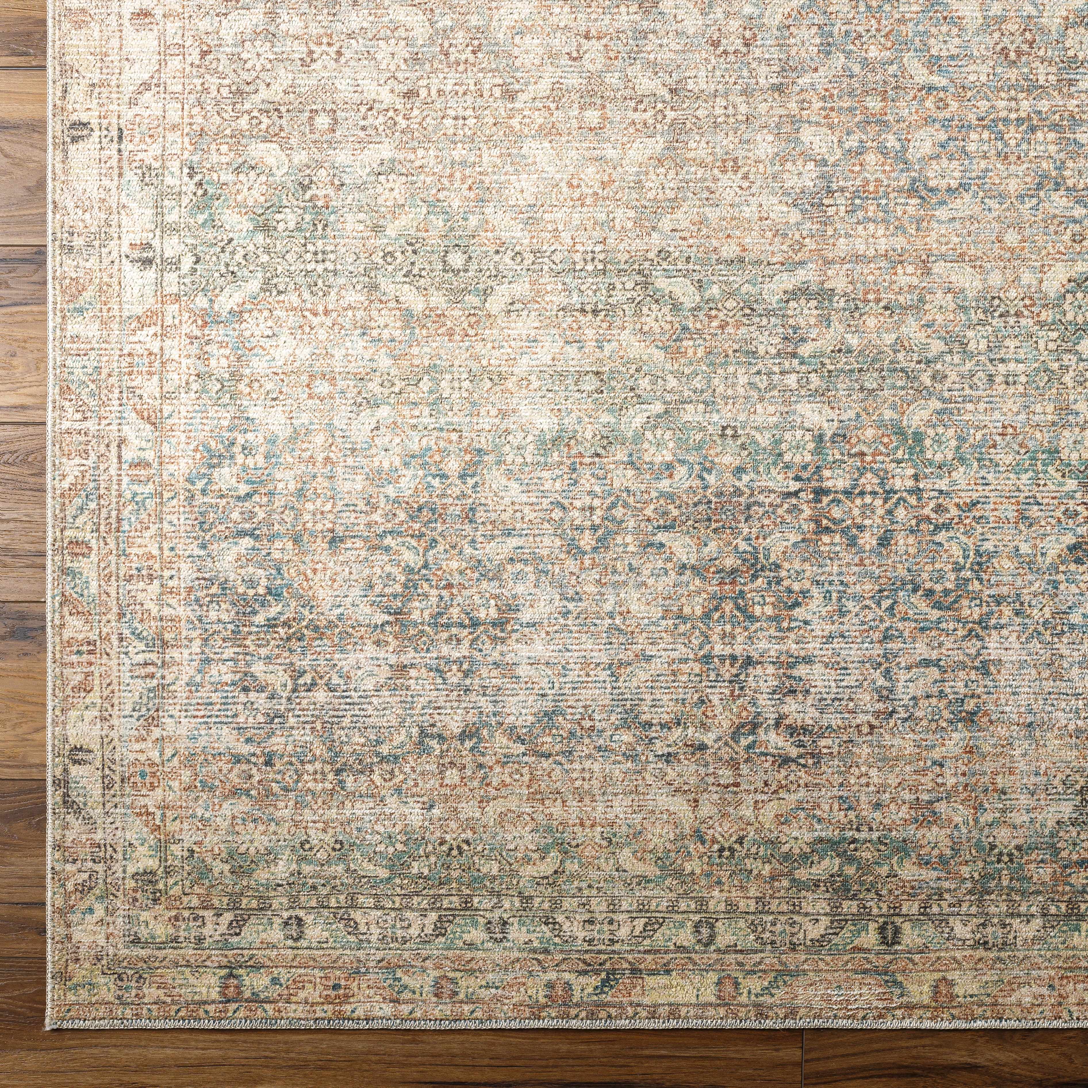 Marlene Damask Beige & Green Area Rug - Becki Owens x Livabliss - Image 12