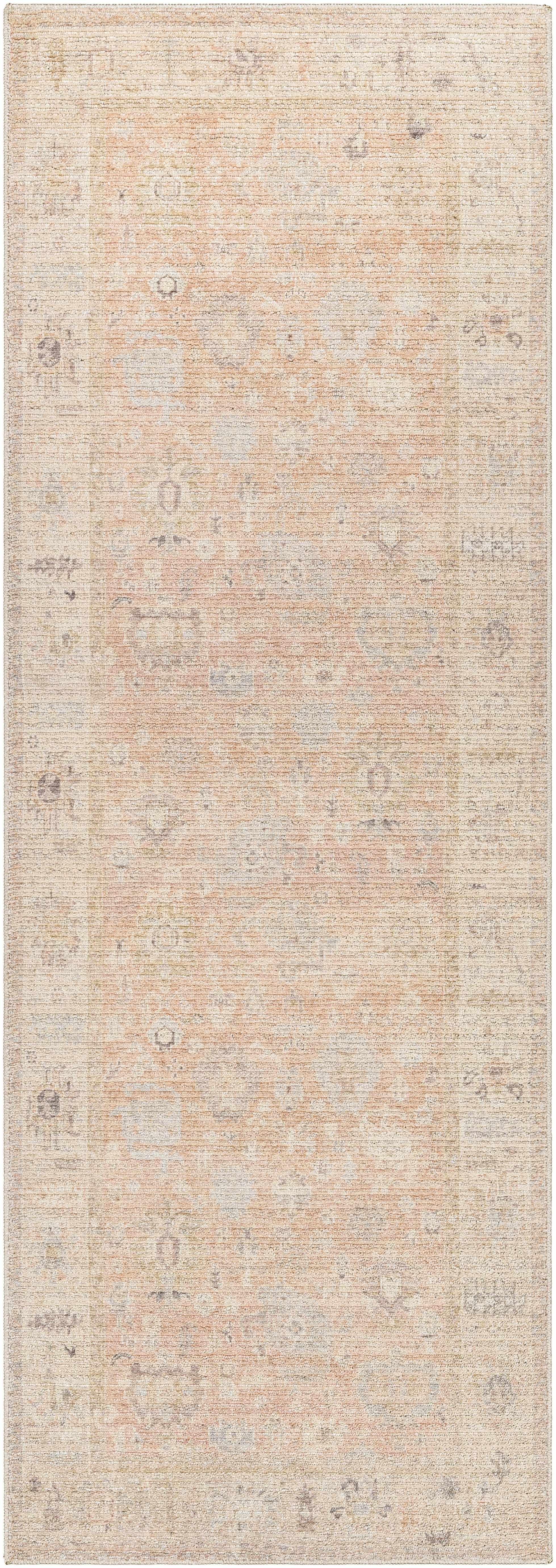 Marlene Damask Blush Area Rug - Becki Owens x Livabliss - Image 4