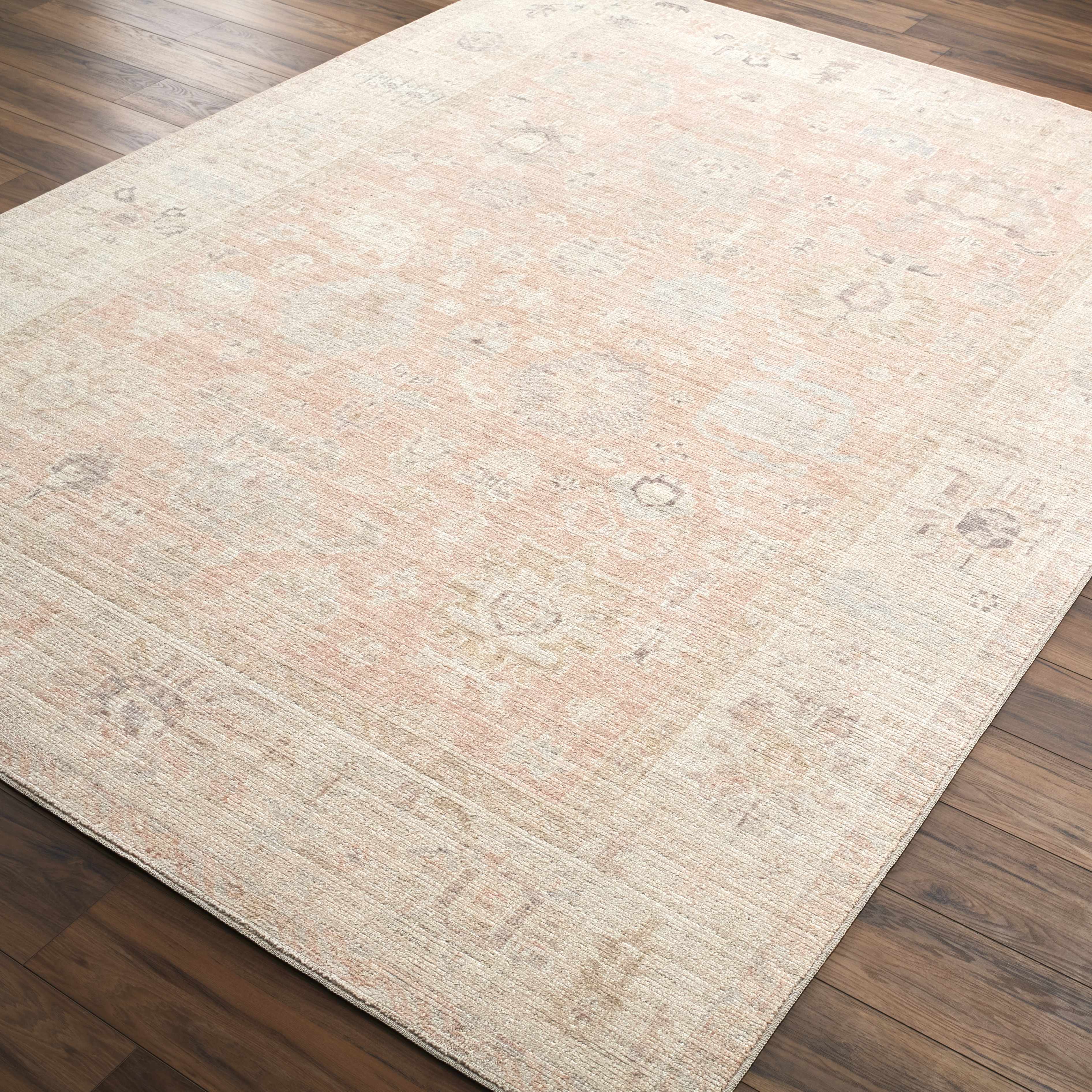 Marlene Damask Blush Area Rug - Becki Owens x Livabliss - Image 6