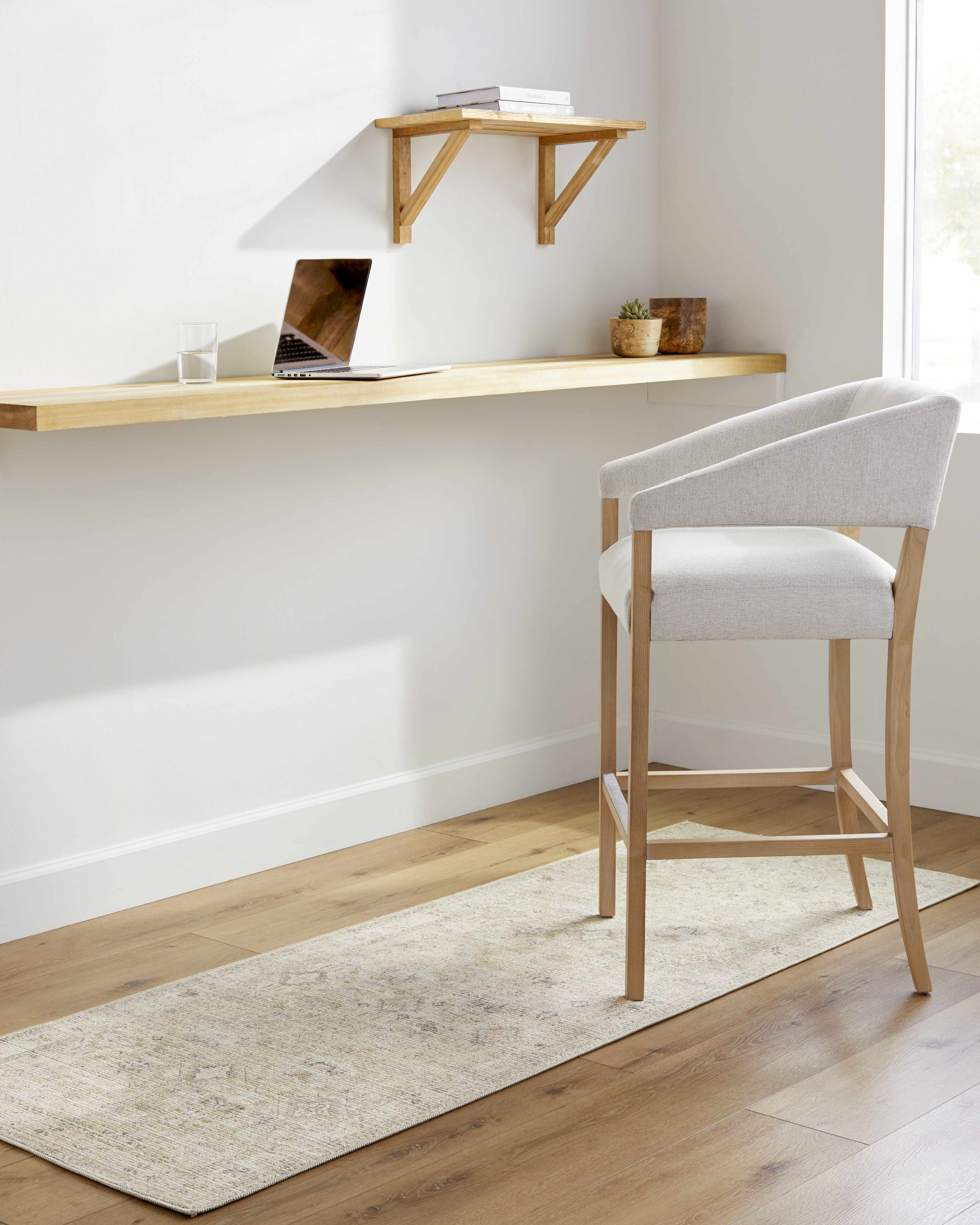 Marlene Damask Light Brown Area Rug - Becki Owens x Livabliss - Image 6