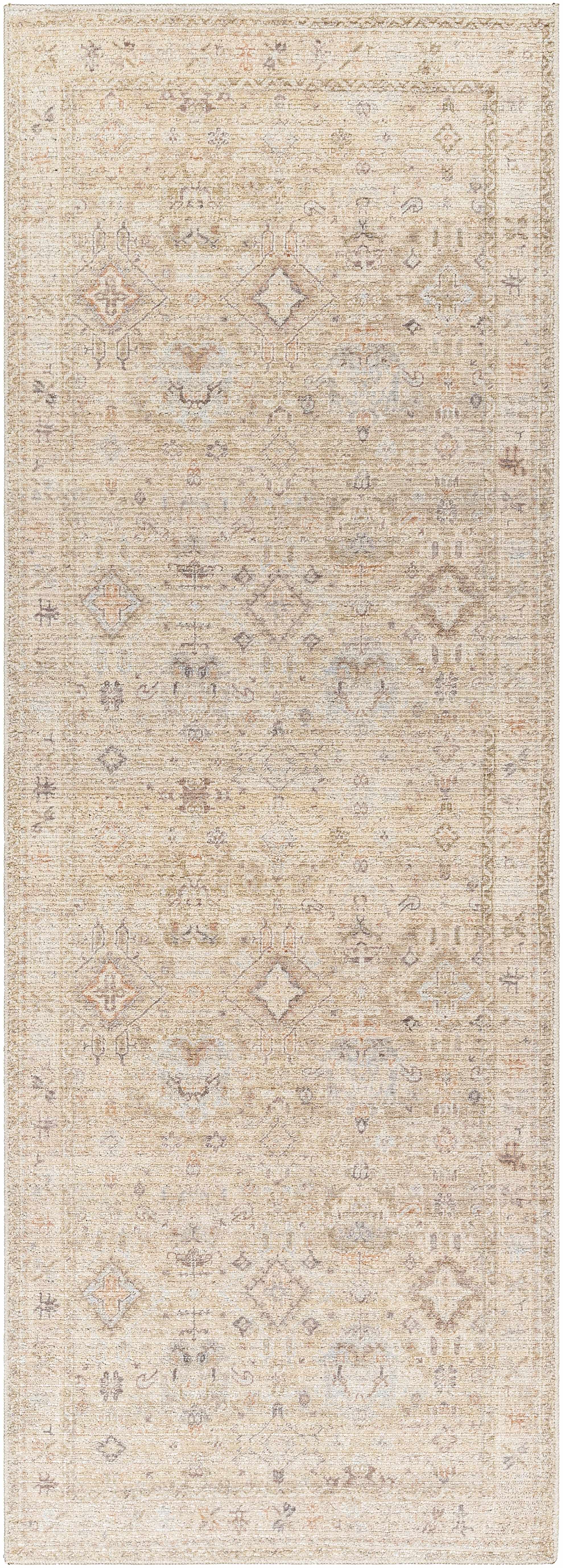 Marlene Damask Light Brown Area Rug - Becki Owens x Livabliss - Image 7