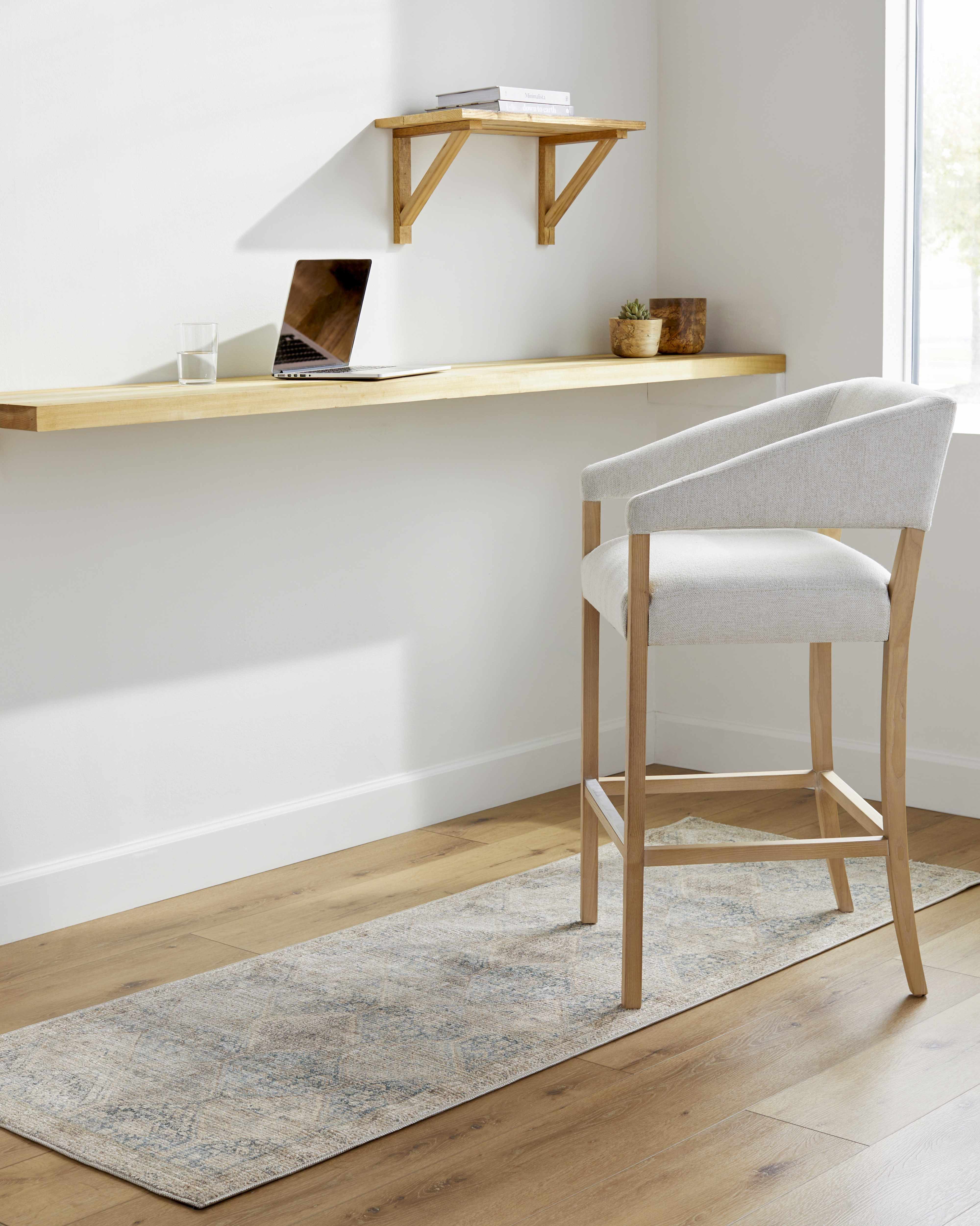 Marlene Medallion Beige & Blue Area Rug - Becki Owens x Livabliss - Image 7