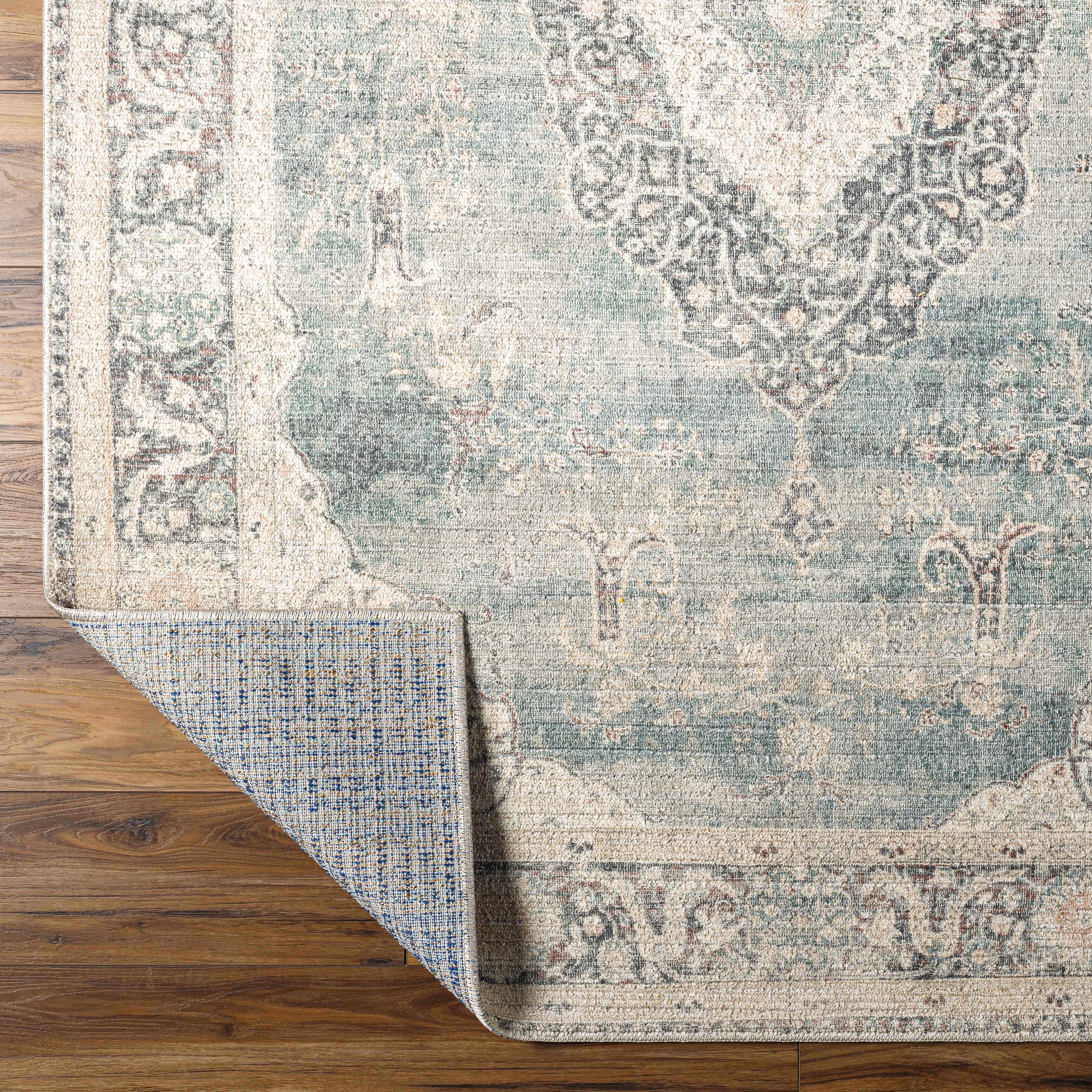 Marlene Medallion Blue Area Rug - Becki Owens x Livabliss - Image 8