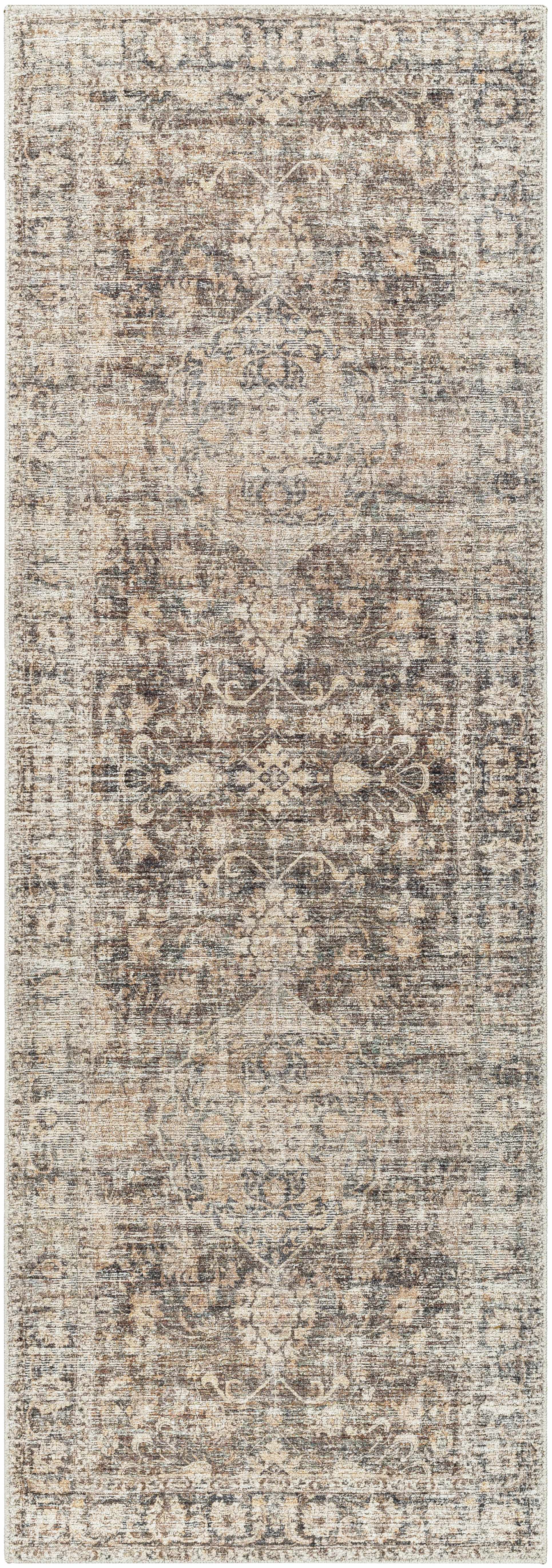 Marlene Medallion Brown Area Rug - Becki Owens x Livabliss - Image 10