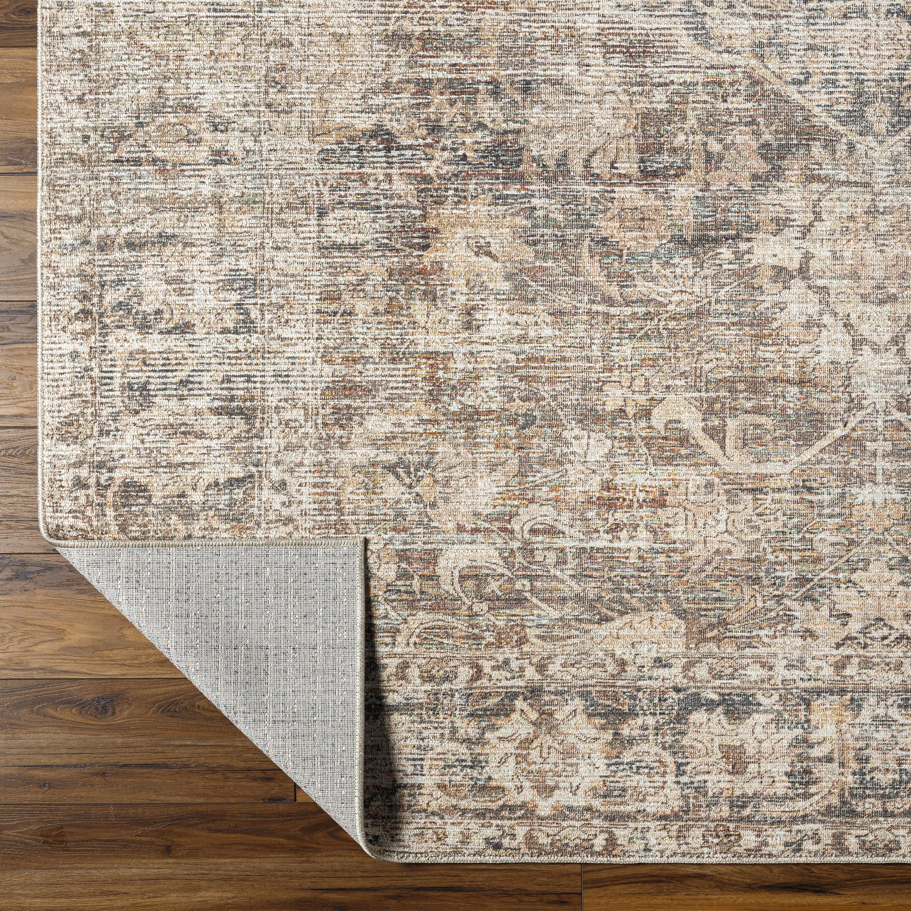 Marlene Medallion Brown Area Rug - Becki Owens x Livabliss - Image 11