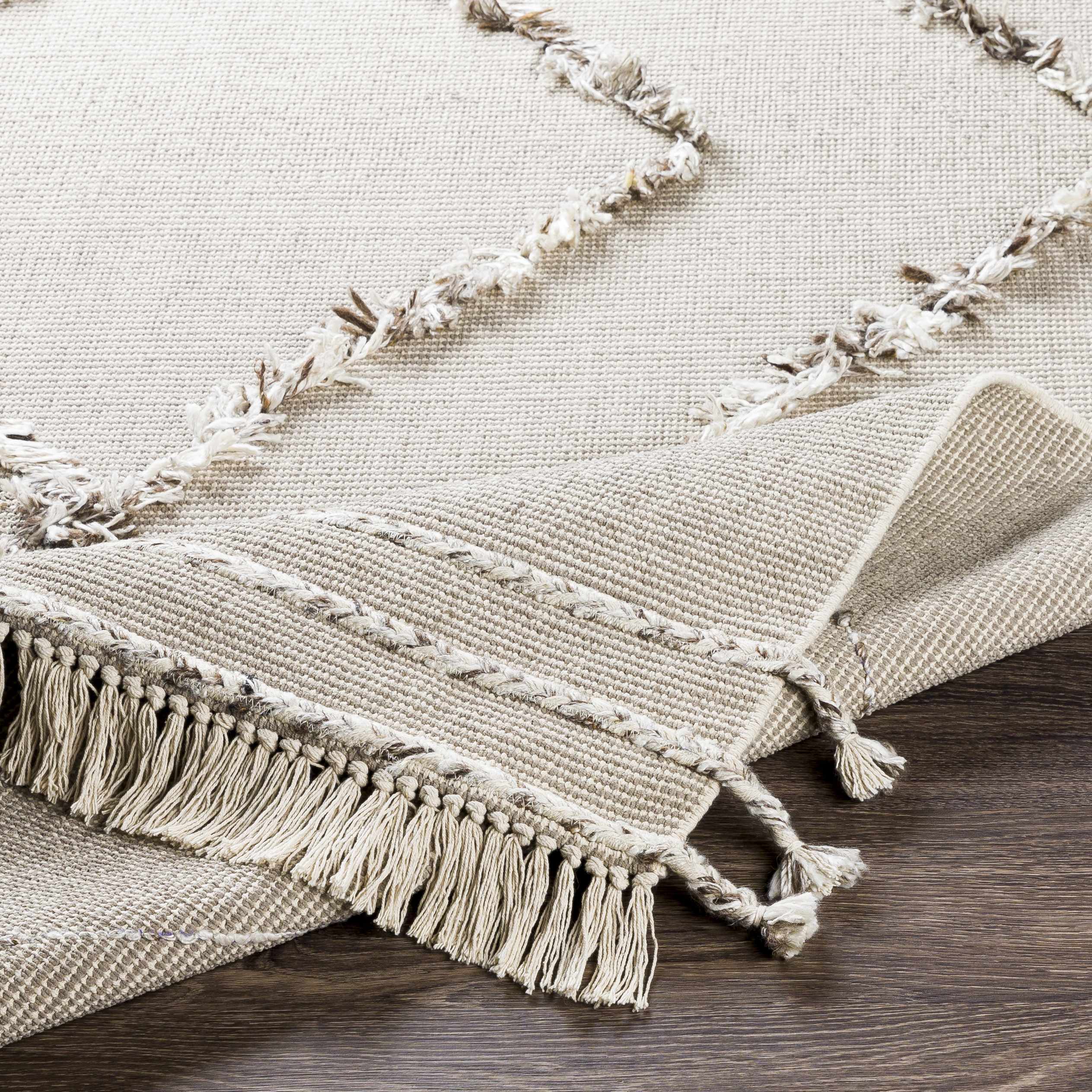 Marleston Taupe High-Low Rug - Clearance - Image 5