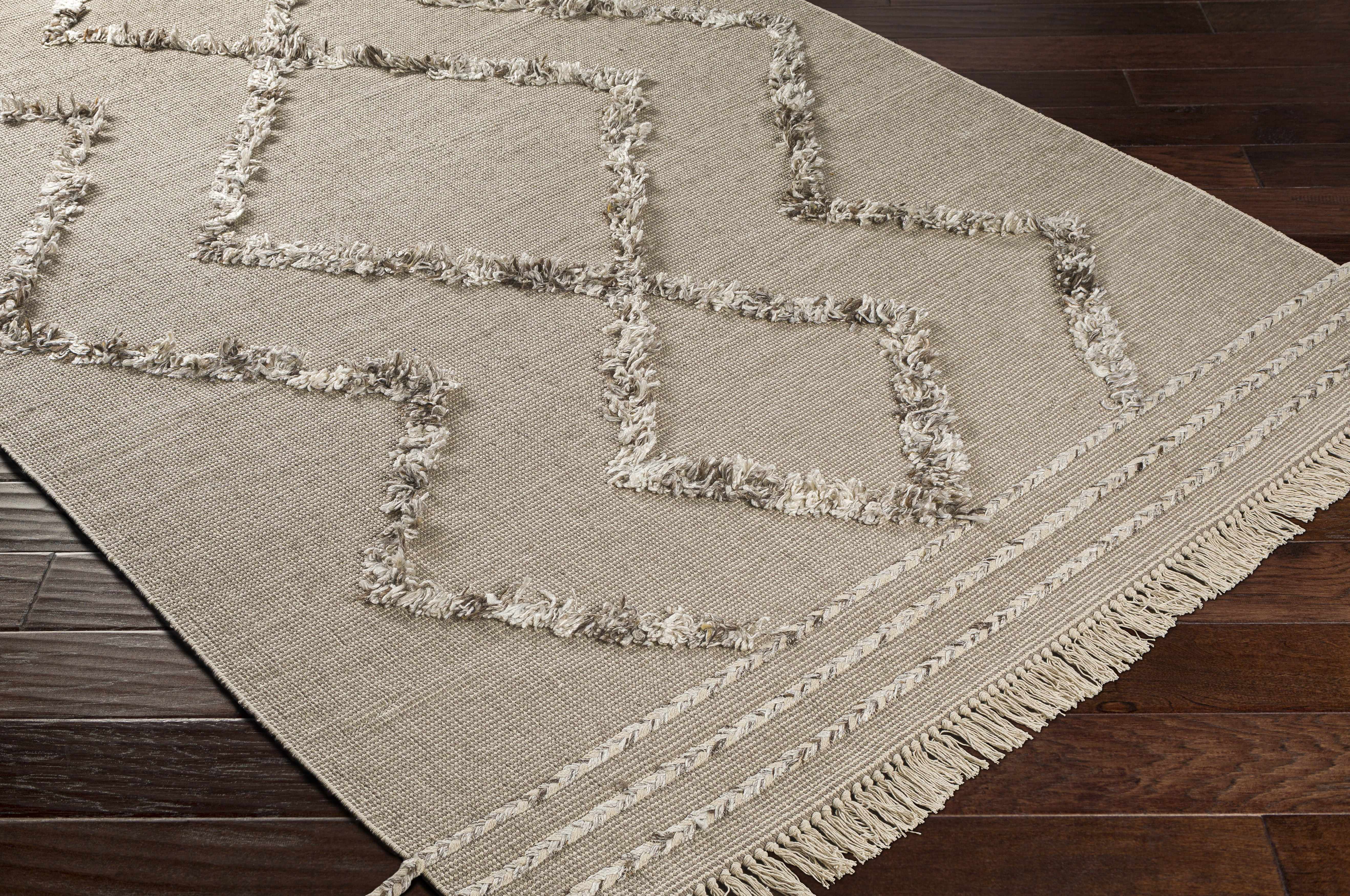 Marleston Taupe High-Low Rug - Clearance - Image 6