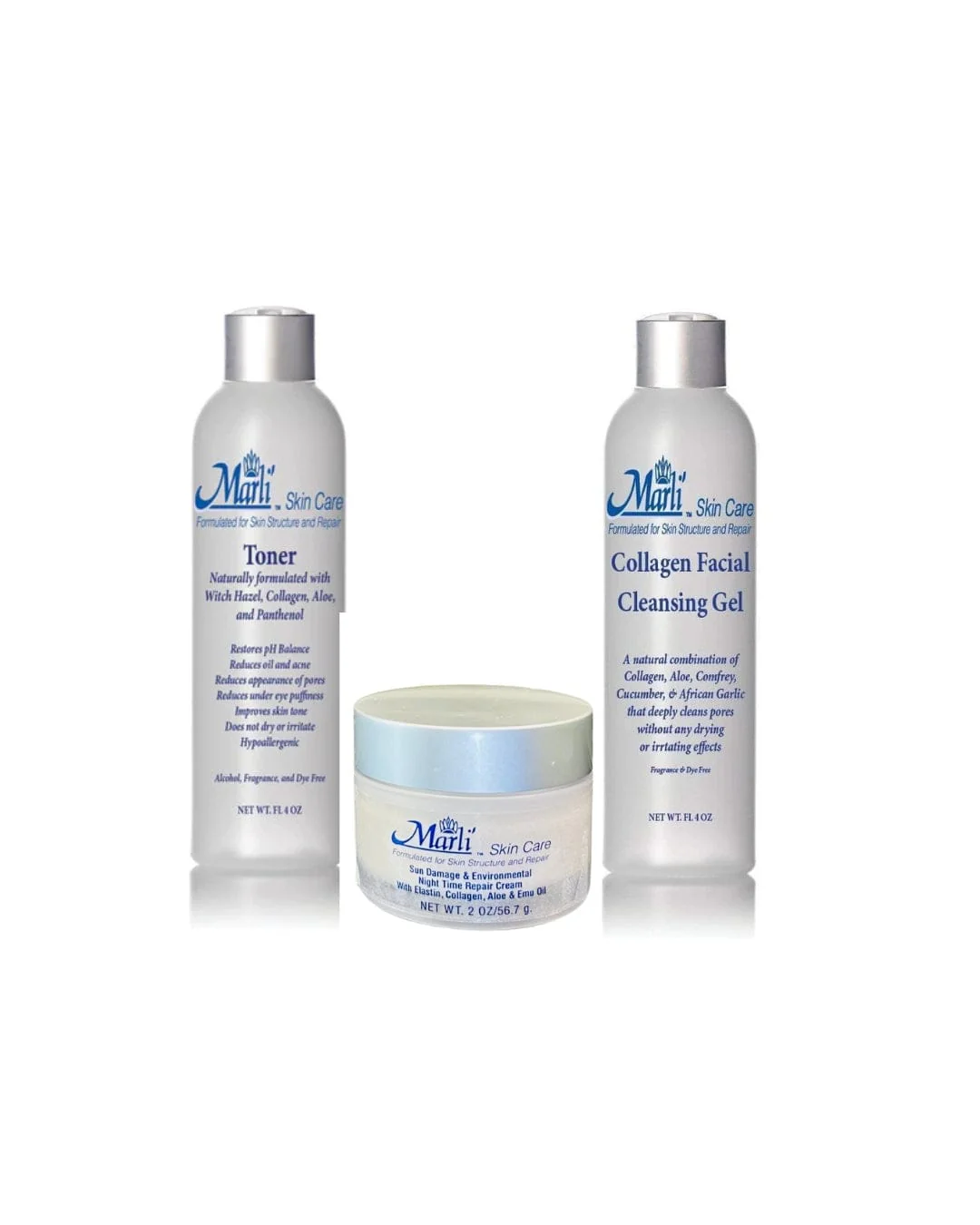 Marli Complete Skin Care Kit with Sun Damage & Environmental Night Time Repair Cream - Image 5