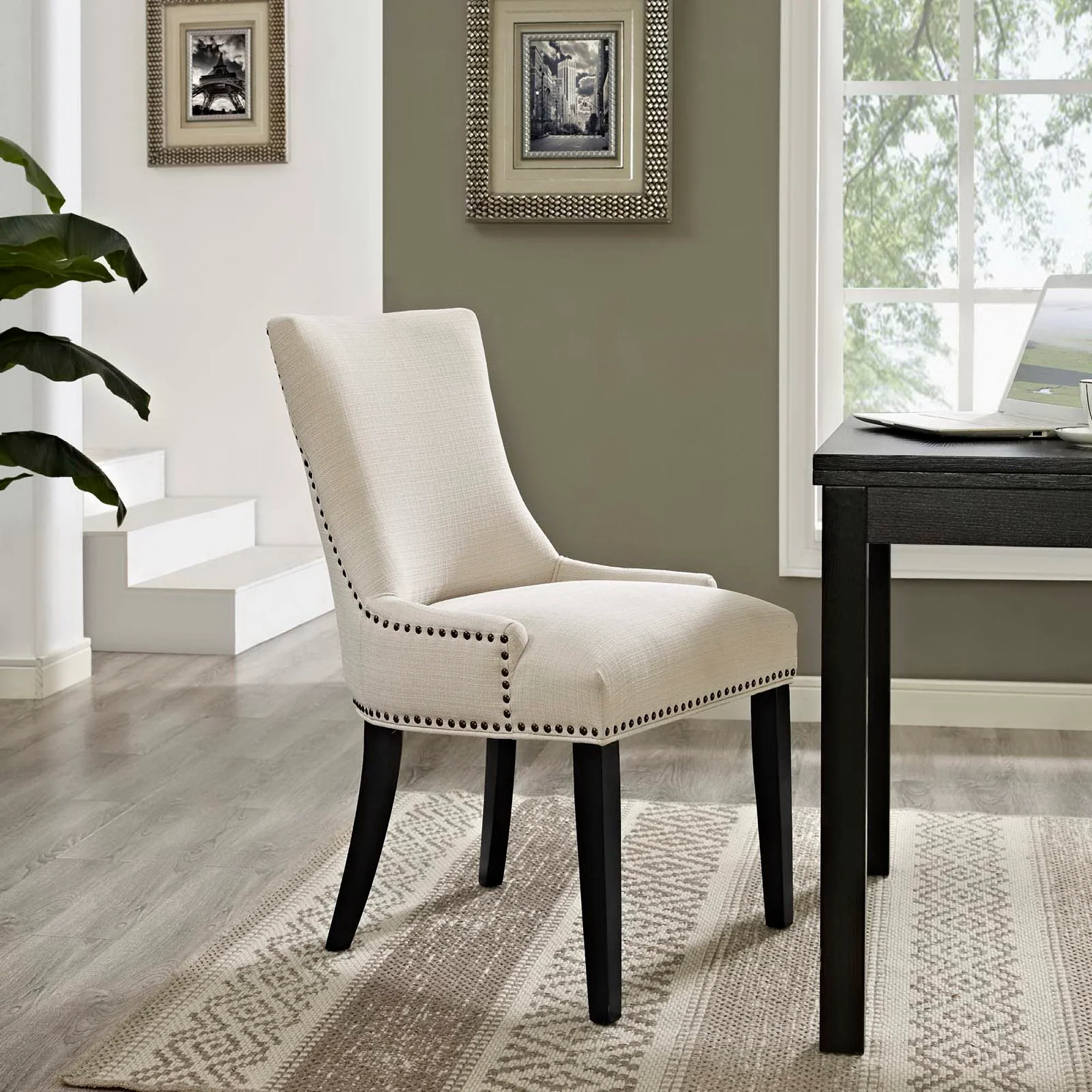 Marquis Fabric Dining Chair by Modway - Image 4