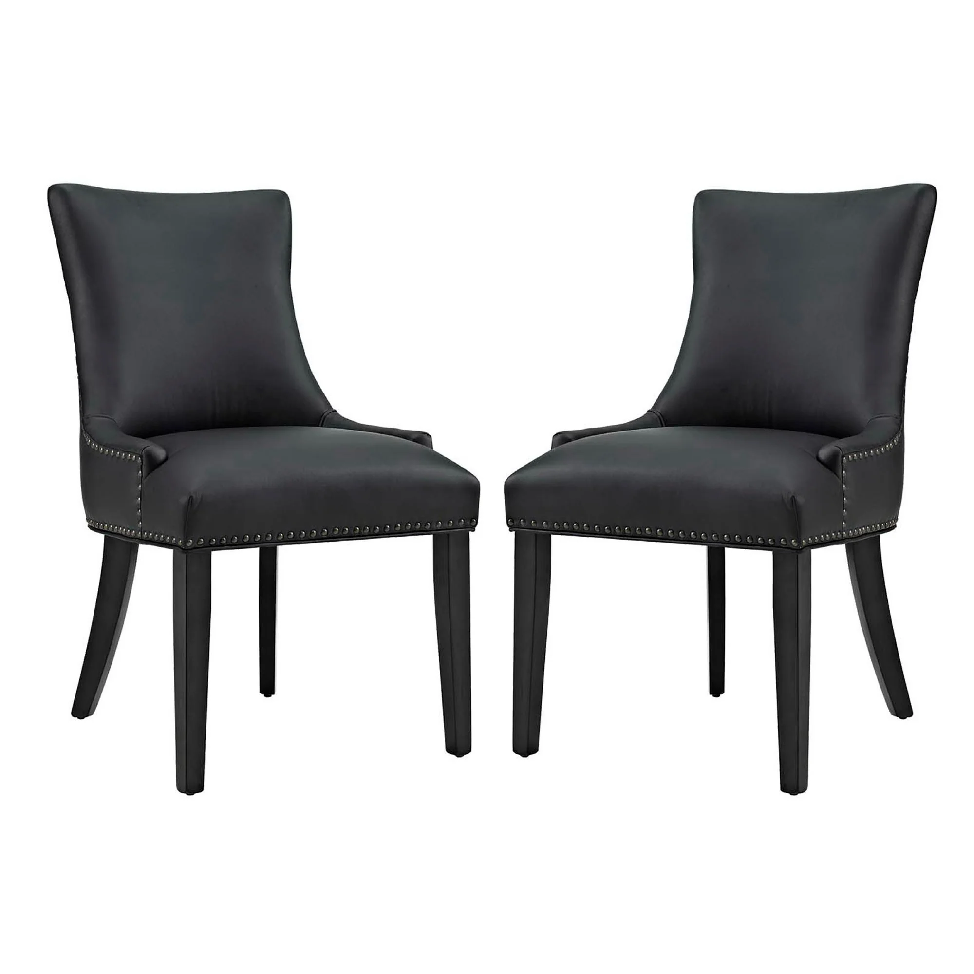 Marquis Faux Leather Dining Chair Set of 2 by Modway - Image 10