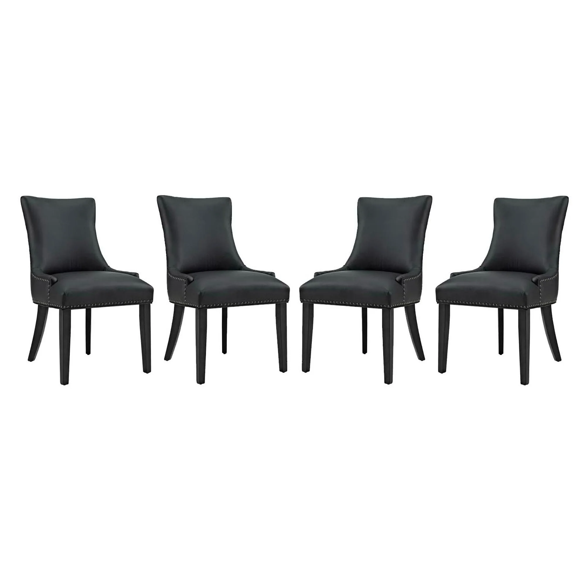Marquis Faux Leather Dining Chair Set of 4 by Modway - Image 8