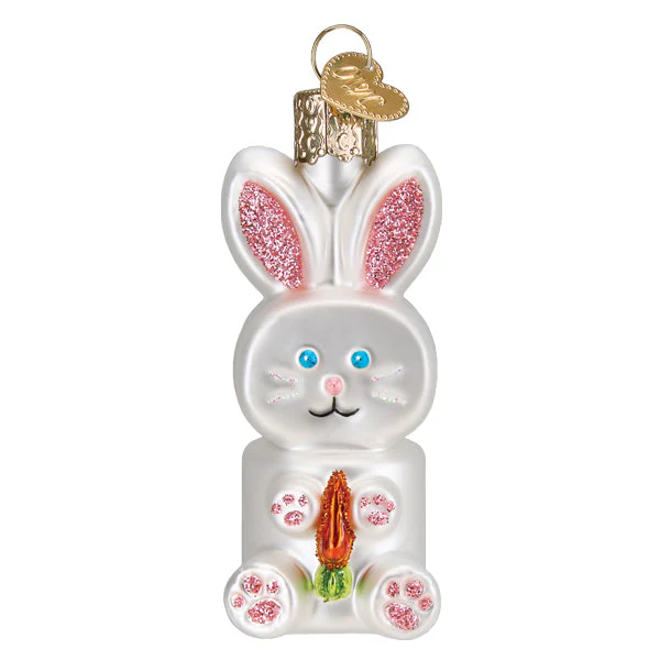 Marshmallow Bunny Ornament - Image 3