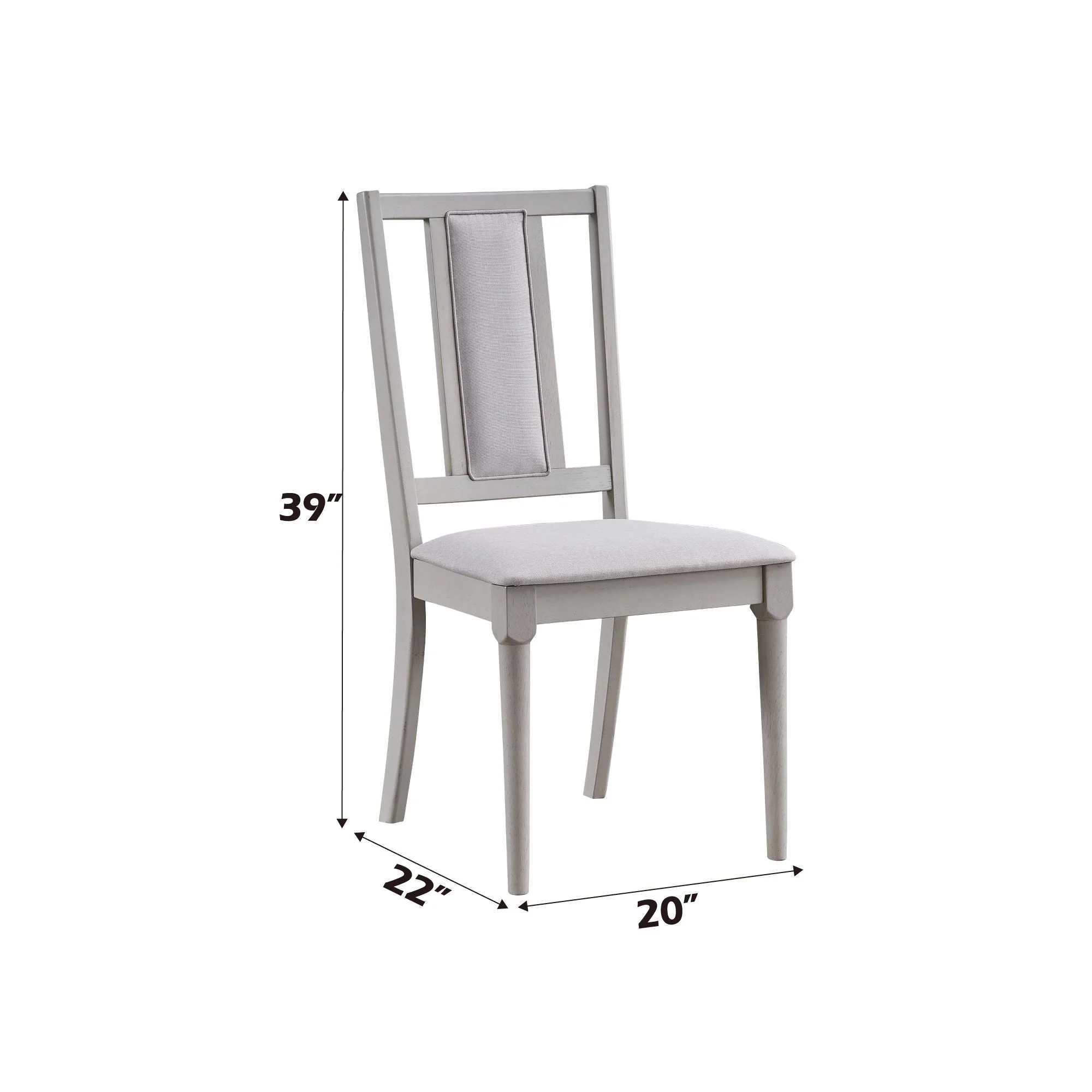 Marta - Side Chair (Set of 2) - Beige / Natural - Image 3