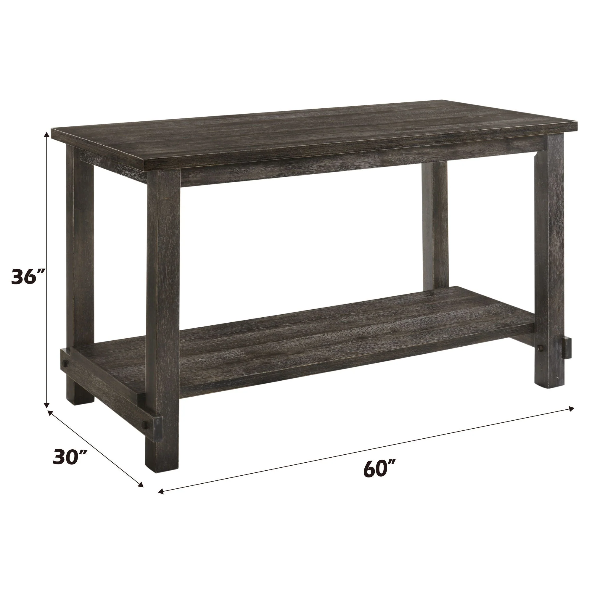 Martha II - 7 Pieces Counter Height Dining Room Set - Gray - Image 4
