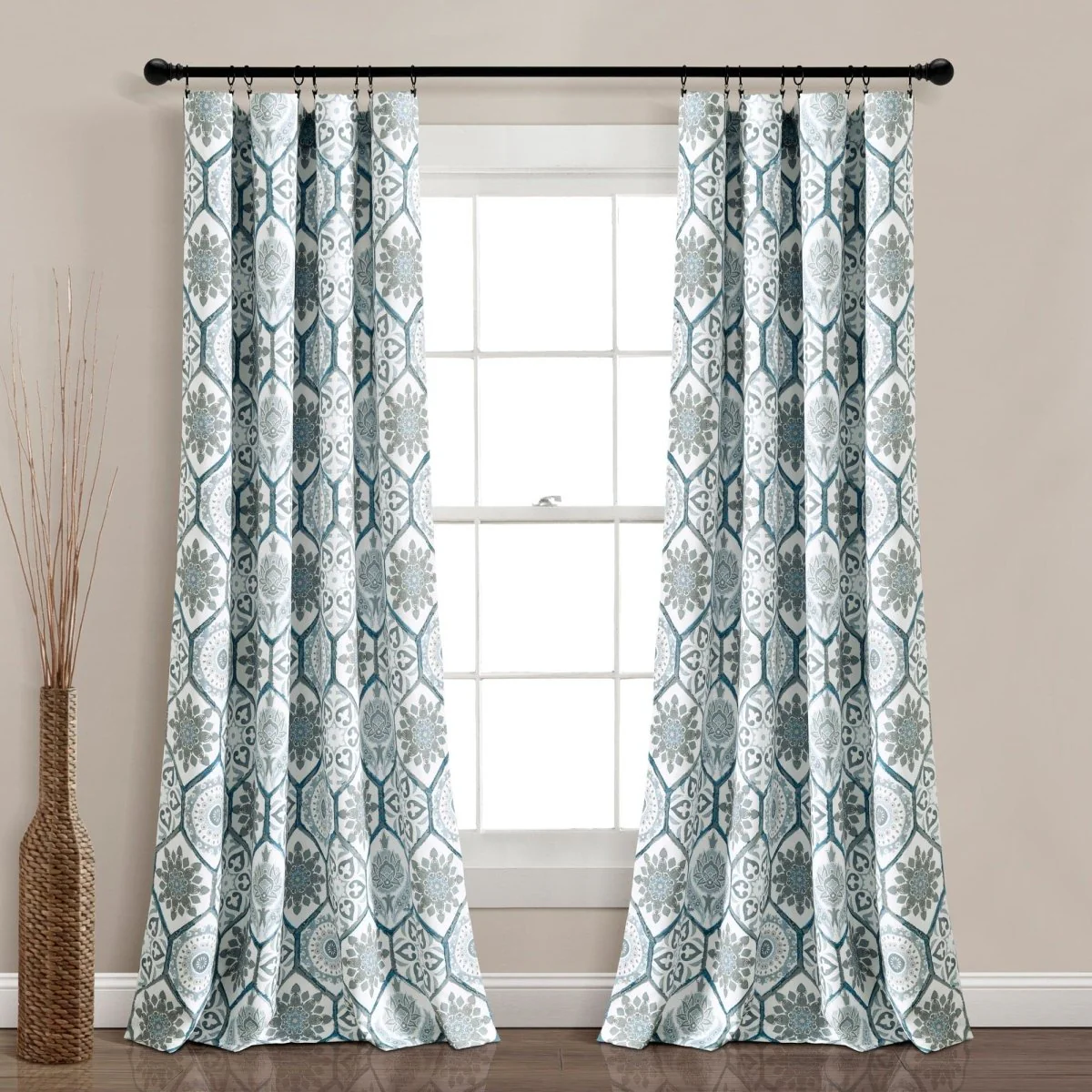 Marvel Light Filtering Window Curtain Panel Set - Image 2