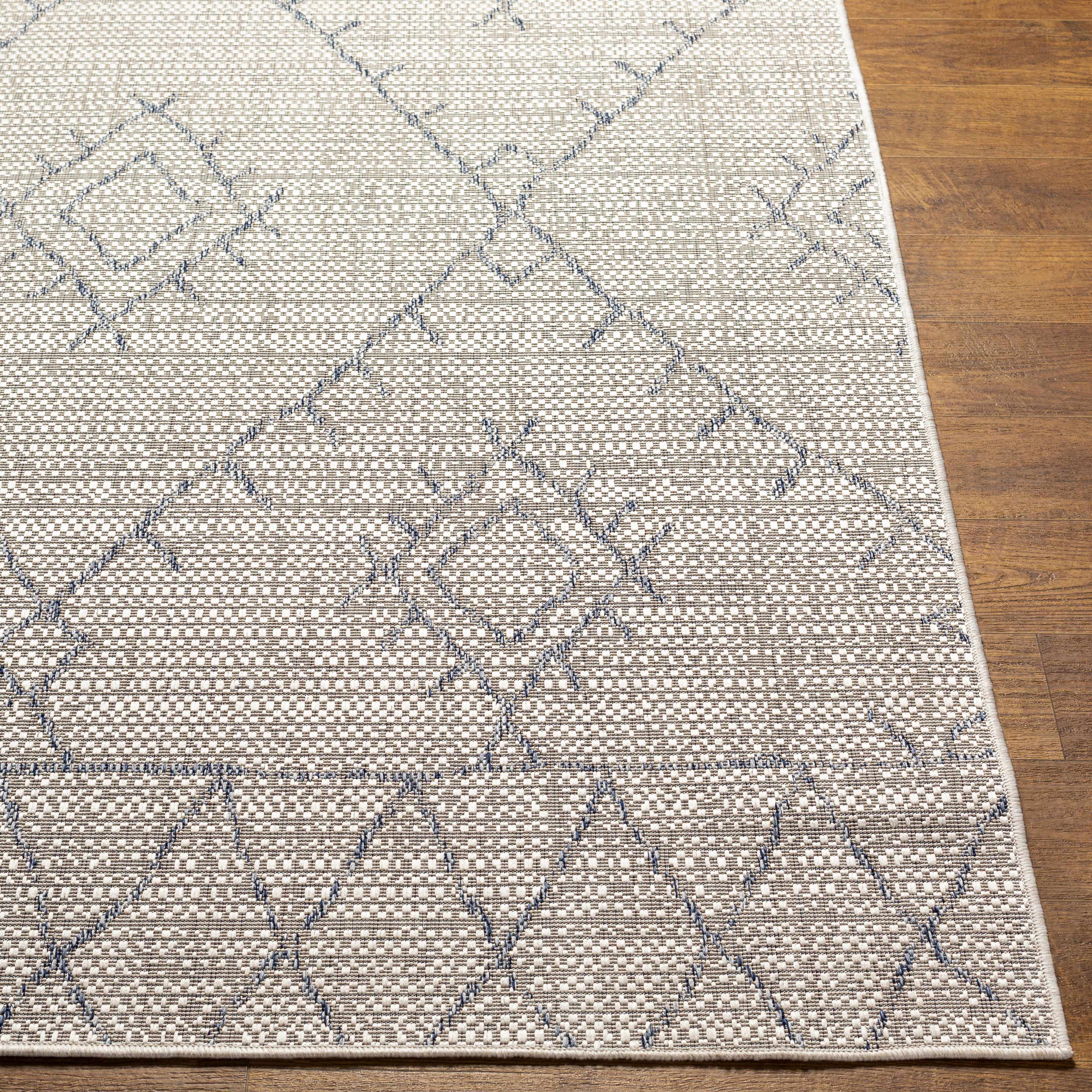Marwood Gray&Blue Nordic Rug - Clearance - Image 4