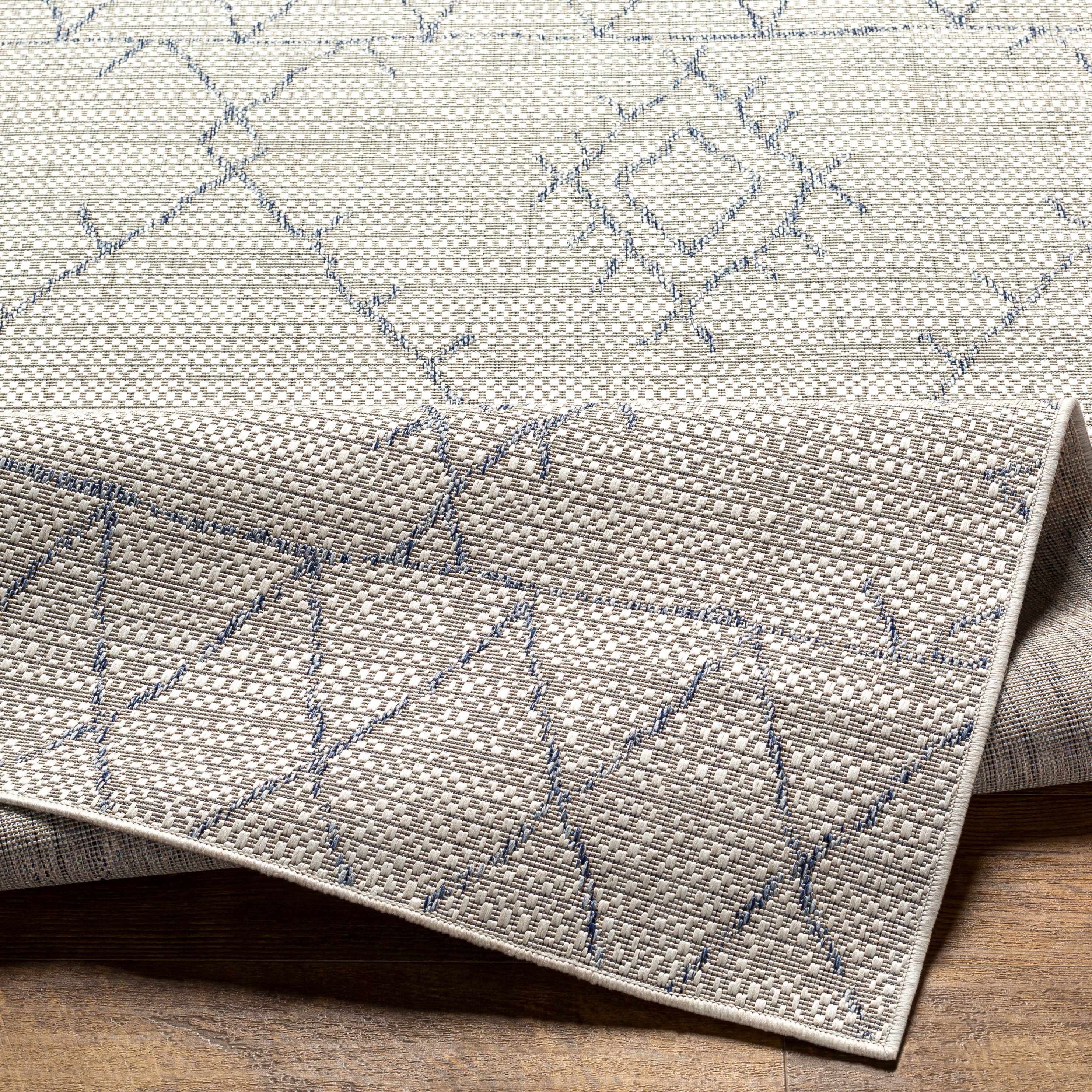 Marwood Gray&Blue Nordic Rug - Clearance - Image 5