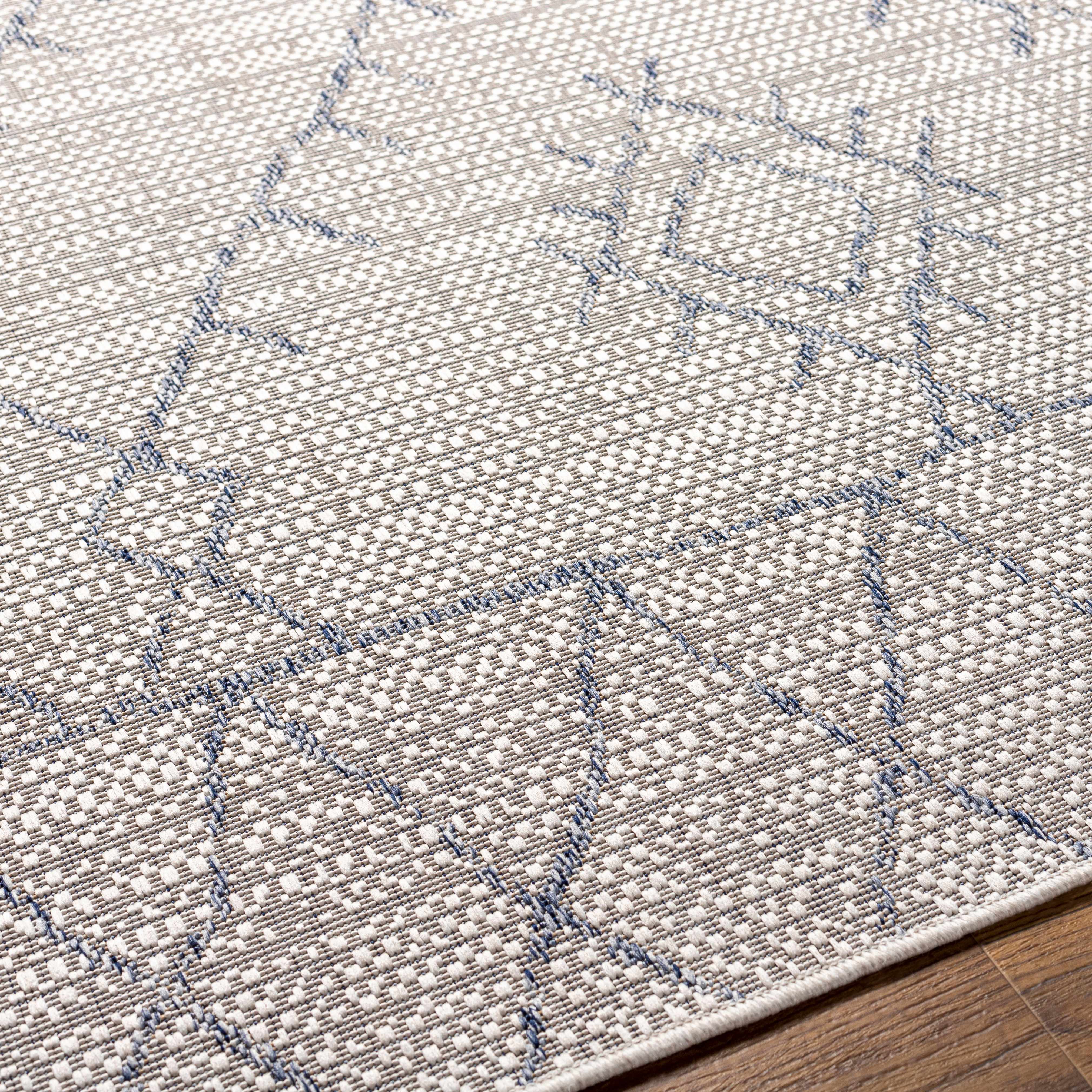 Marwood Gray&Blue Nordic Rug - Clearance - Image 7