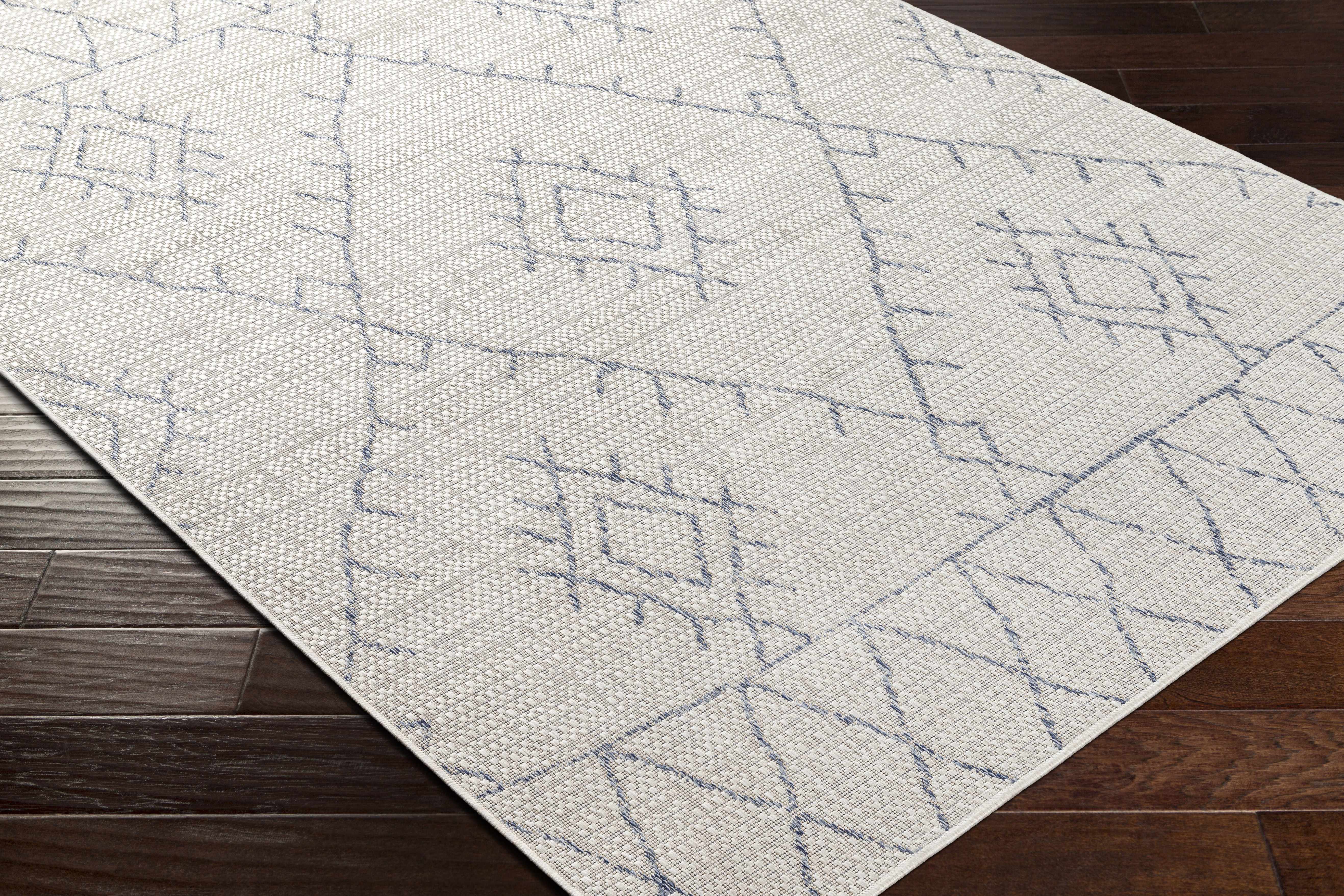 Marwood Gray&Blue Nordic Rug - Clearance - Image 8