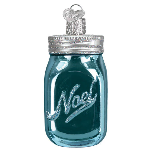 Mason Jar Ornament by Old World Christmas - Image 3
