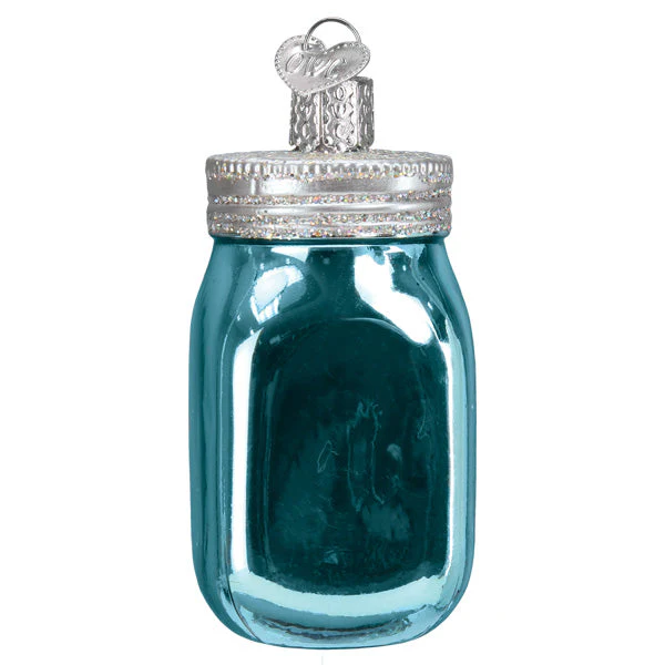 Mason Jar Ornament by Old World Christmas - Image 4