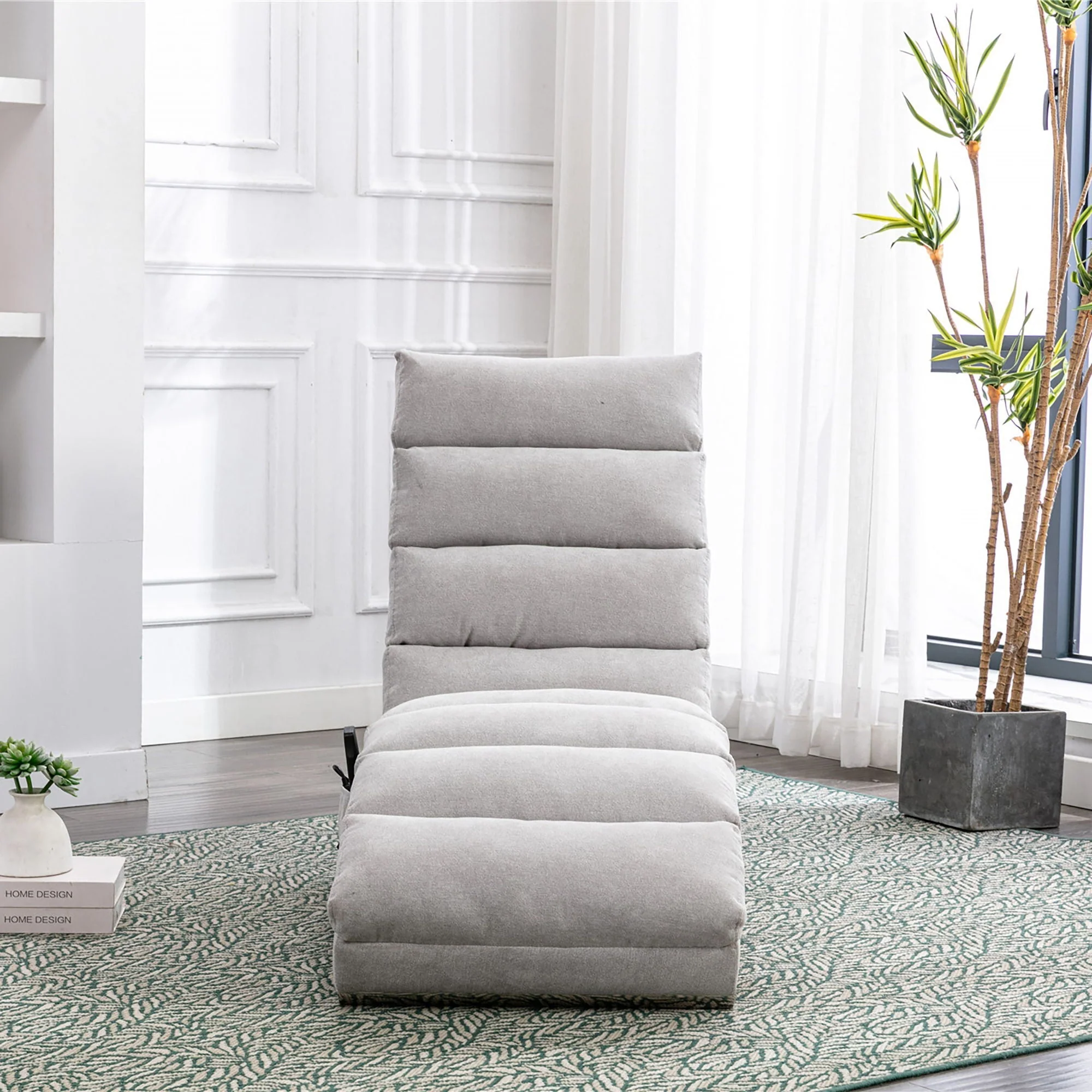 Massage Chaise Lounge Indoor With Remote Control, Ergonomic Electric Massage Lounger - Image 12