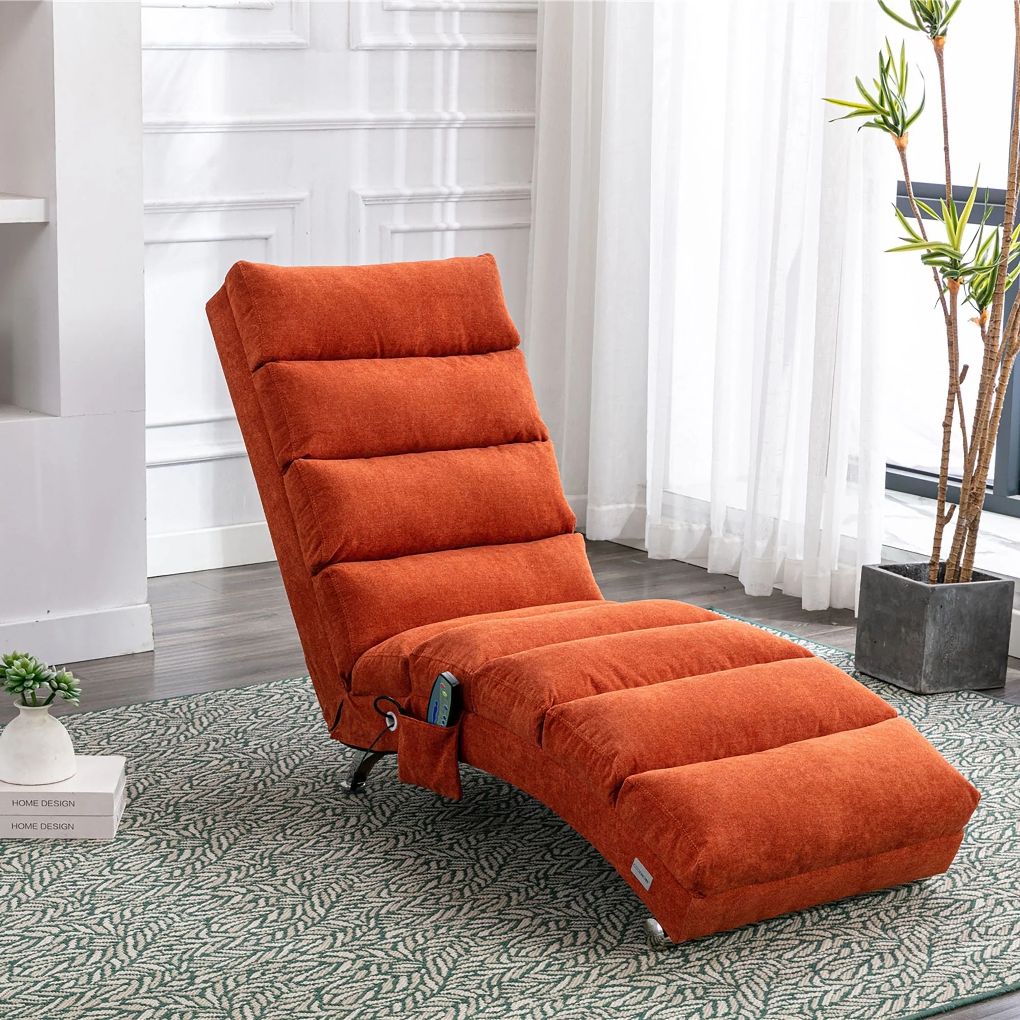 Massage Chaise Lounge Indoor With Remote Control, Ergonomic Electric Massage Lounger - Image 27