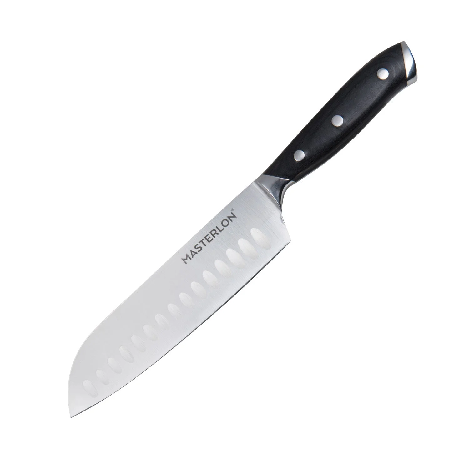 MASTERPAN Essential Chef’s Knife Bundle - 8" Chef’s Knife, 8" Slicer Knife & 7" Santoku Knife - Stainless Steel Blades with Protective Covers - Image 17