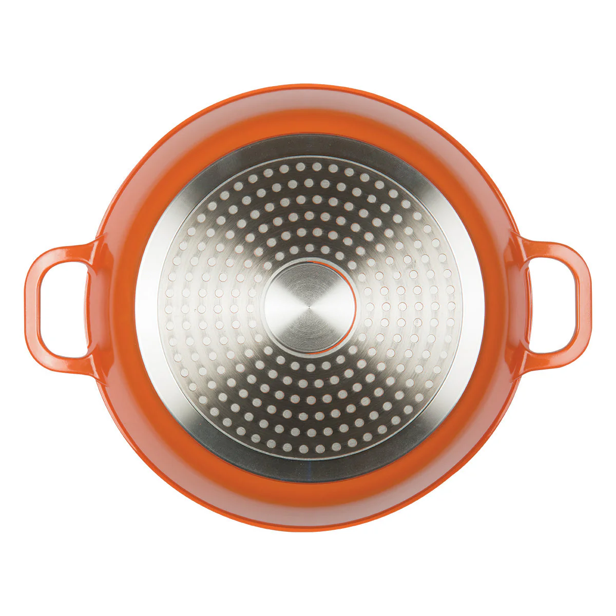 MASTERPAN Nonstick Dutch Casserole, Orange 3 Qt. 11" (28cm) - Image 5