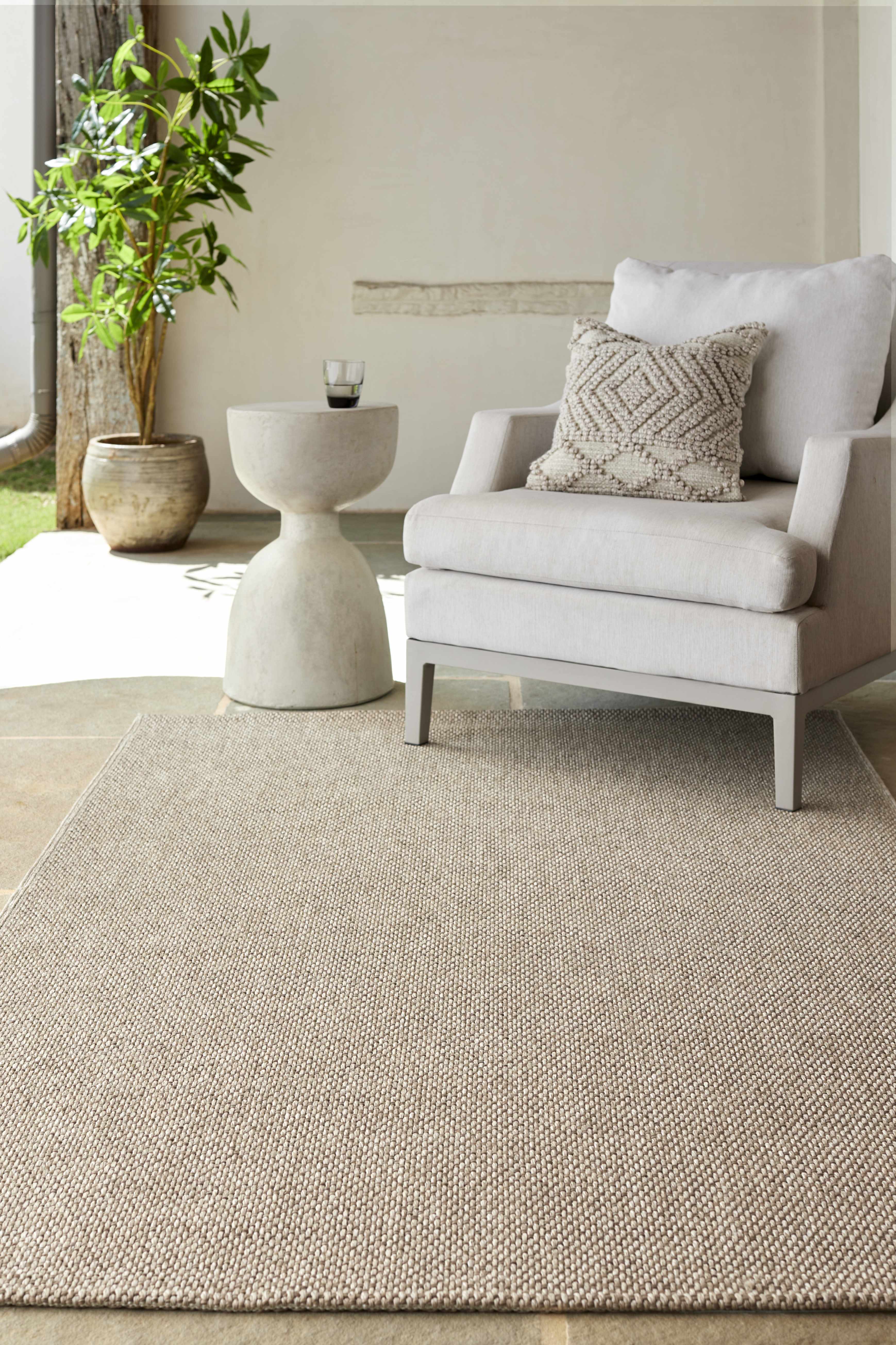 Matah Beige Outdoor Area Rug - Image 2