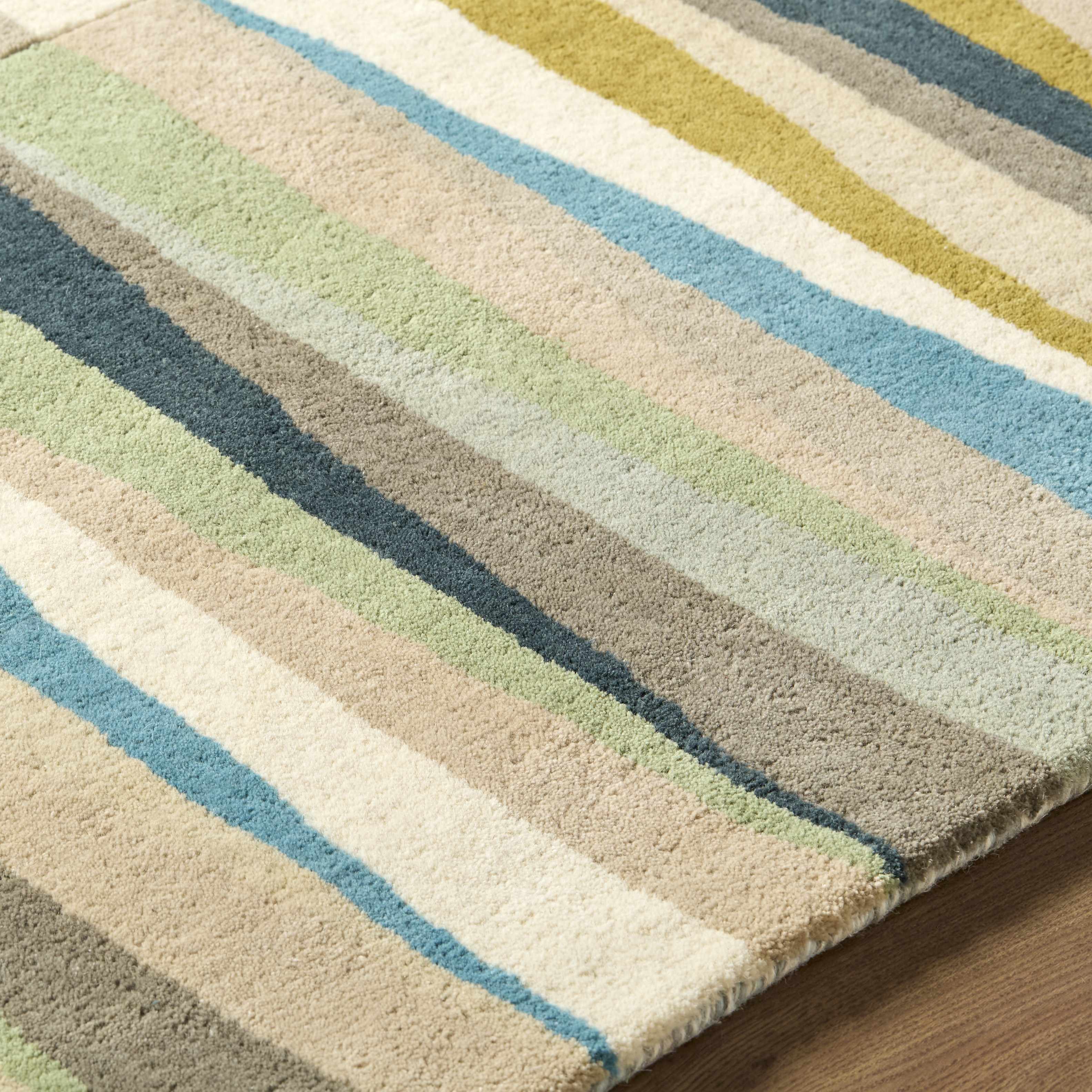 Mathiston Geometric Triangles Wool Rug - Image 10