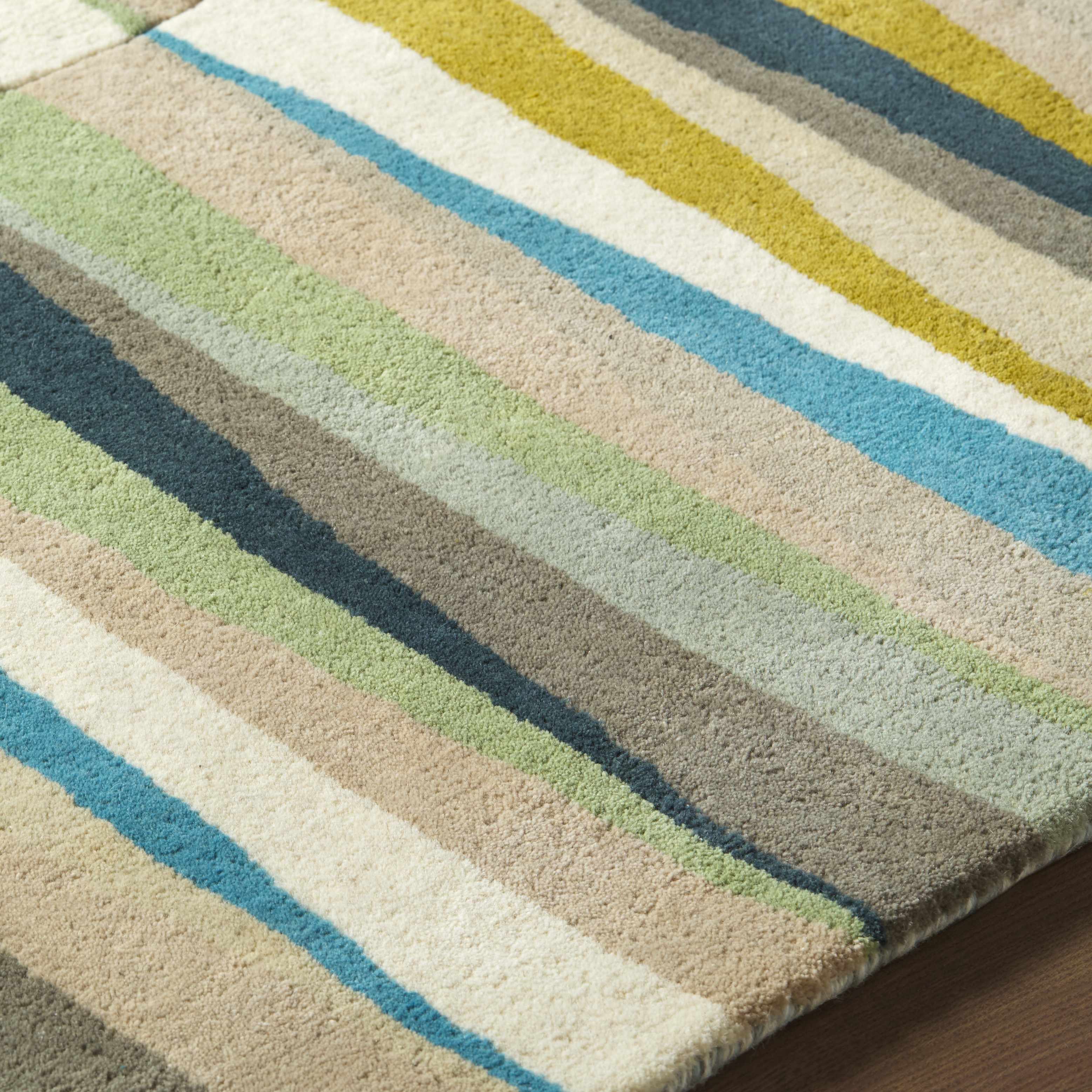 Mathiston Geometric Triangles Wool Rug - Image 11