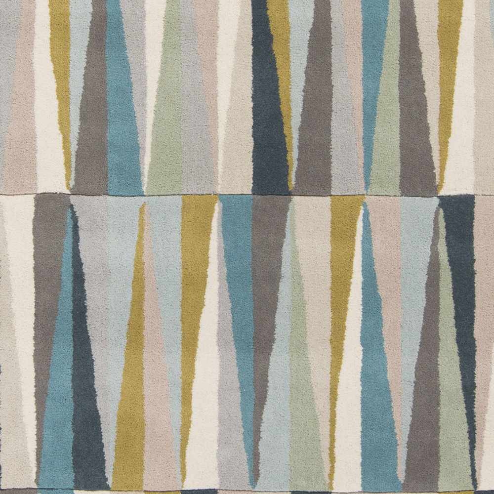 Mathiston Geometric Triangles Wool Rug - Image 5