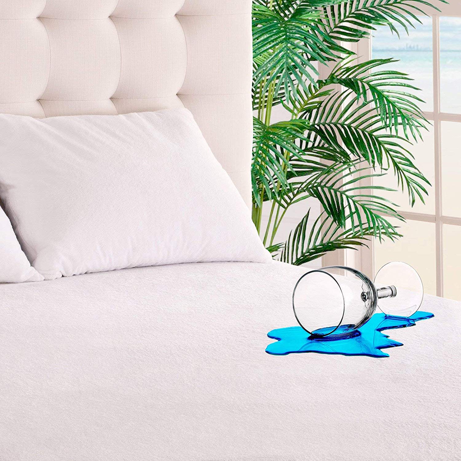 Mattress Encasement Protector - Blocks Out Liquids, Bed Bugs, Dust Mites and Allergens - Image 2