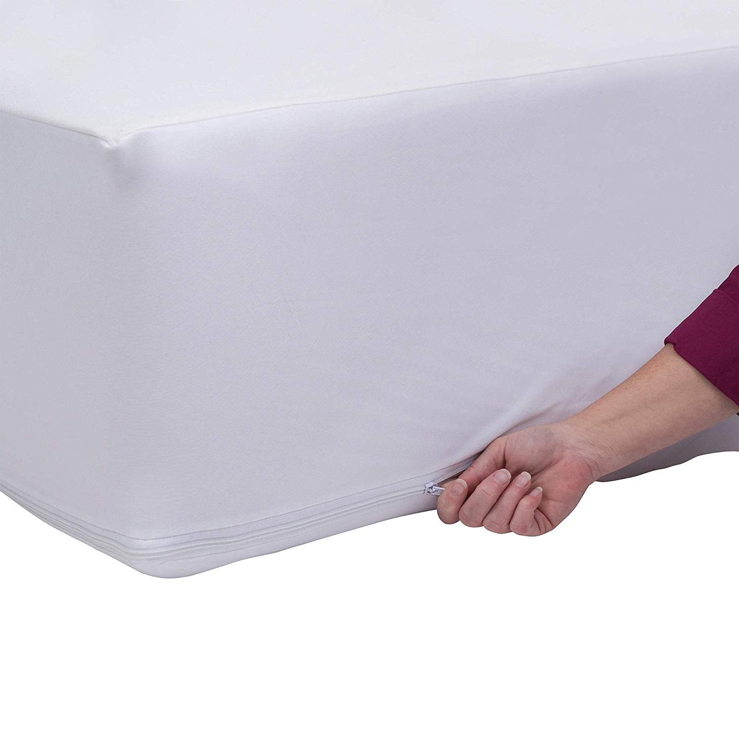 Mattress Encasement Protector - Blocks Out Liquids, Bed Bugs, Dust Mites and Allergens - Image 4