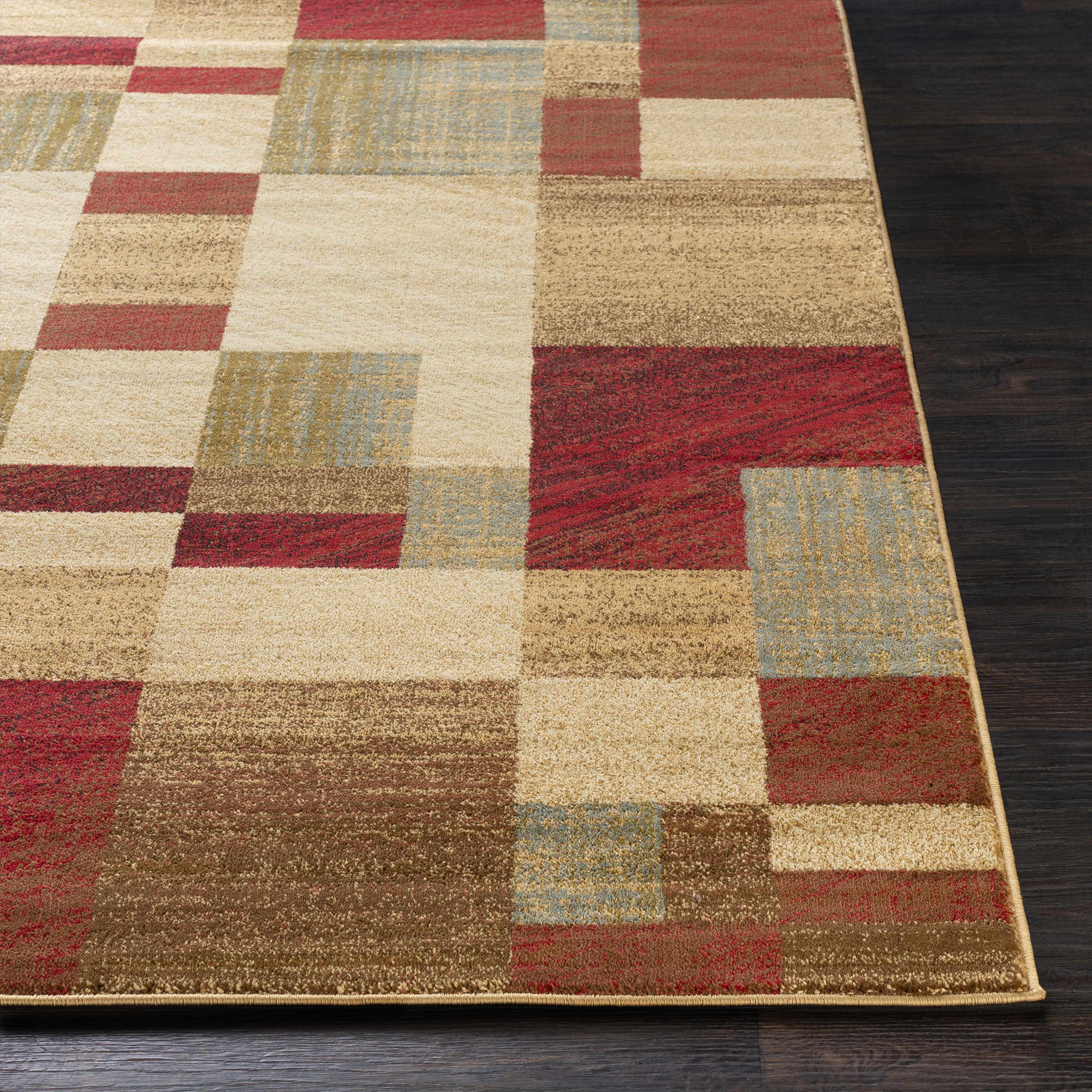 Maumee Brown Mosaic Performance Rug - Clearance - Image 4