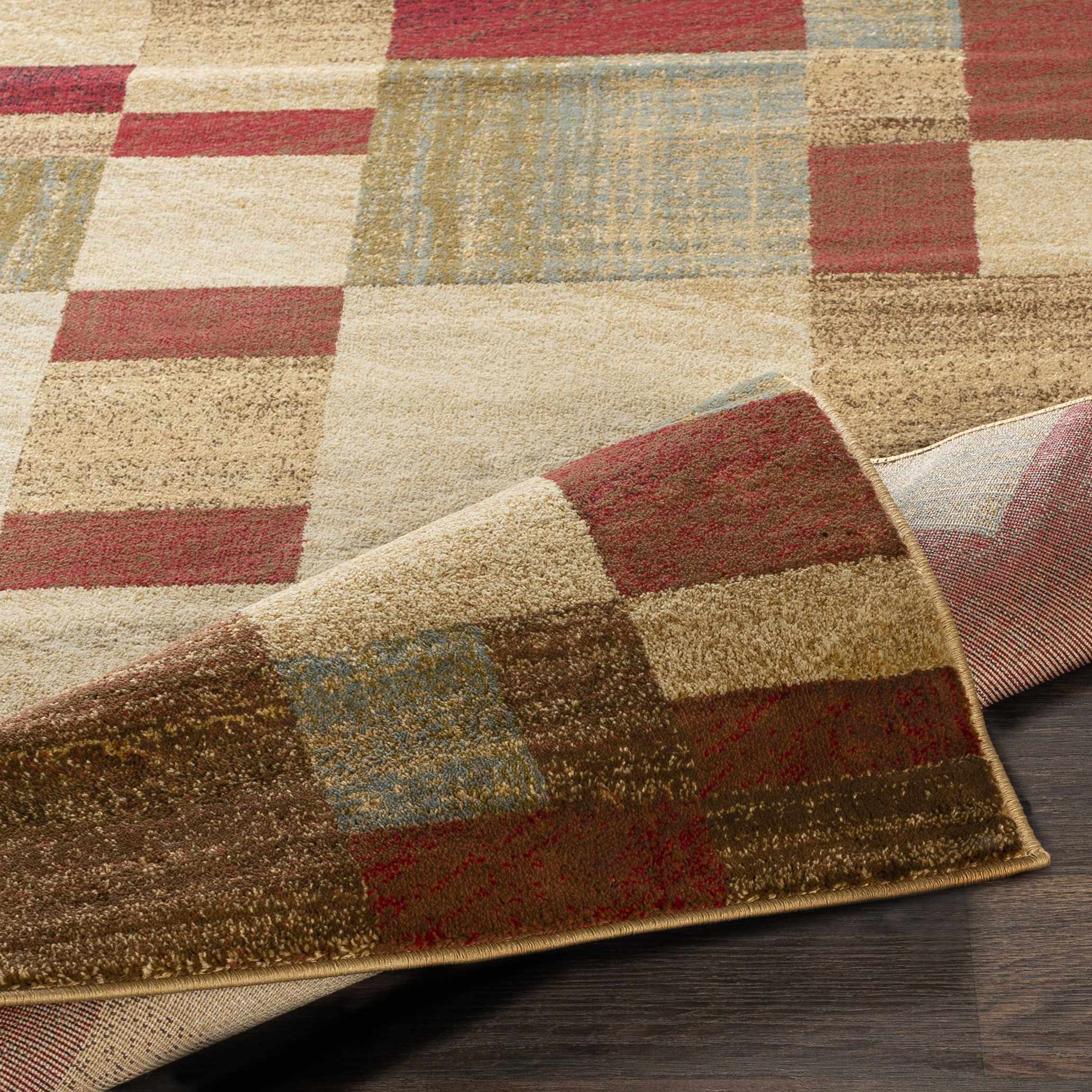 Maumee Brown Mosaic Performance Rug - Clearance - Image 7
