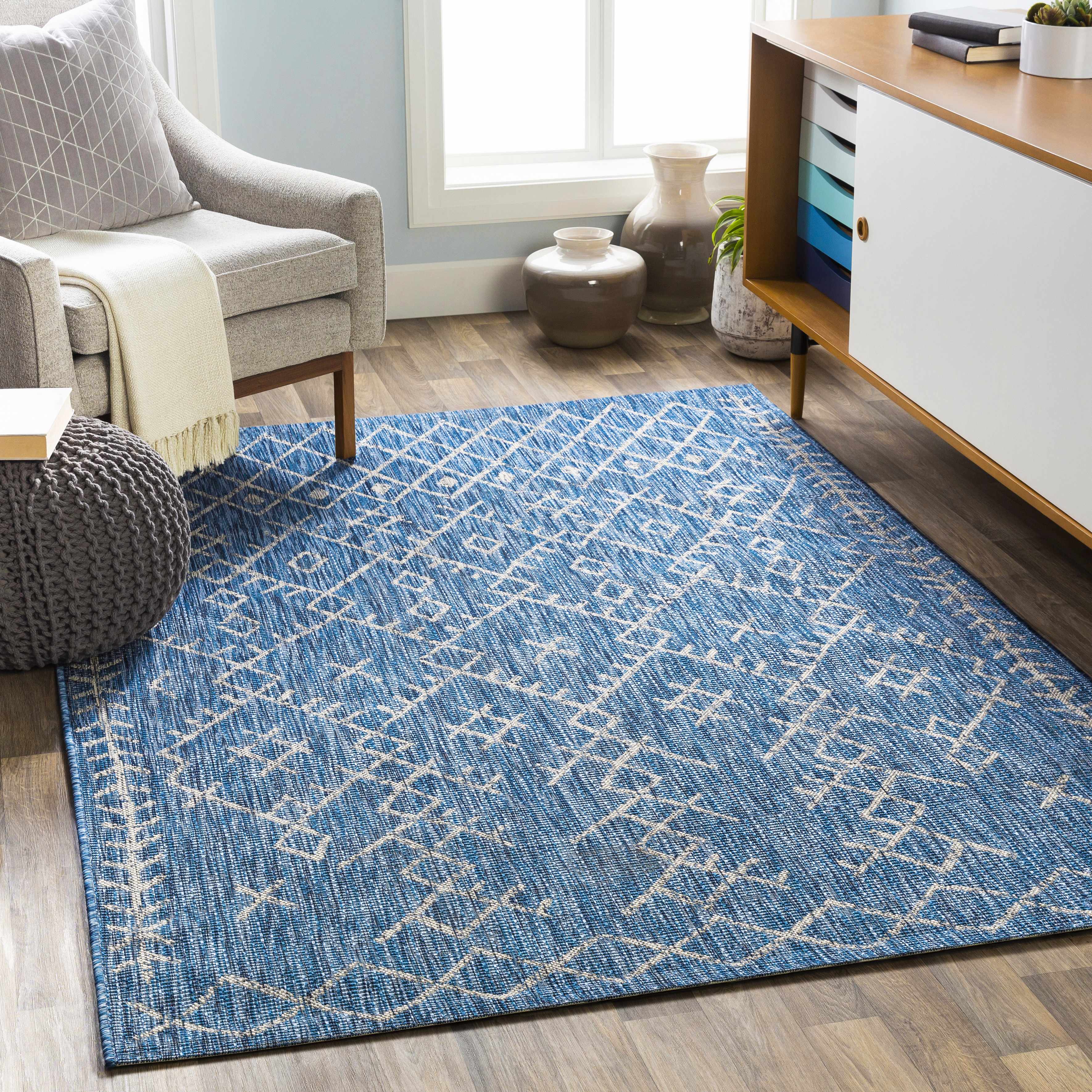 Maunawili Blue Nordic Rug - Clearance - Image 2